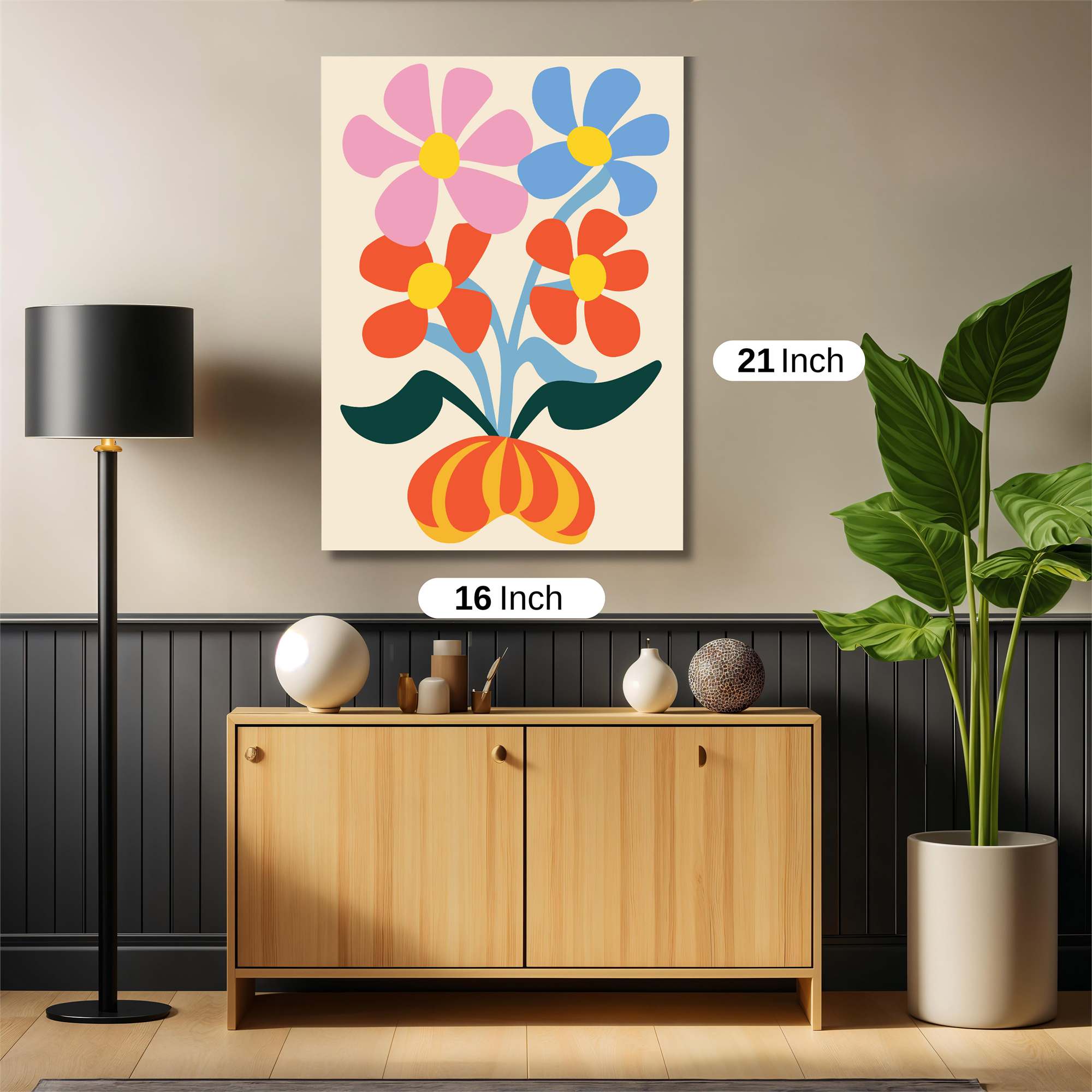 Floral Joy Safe Wall Magnetic / M
