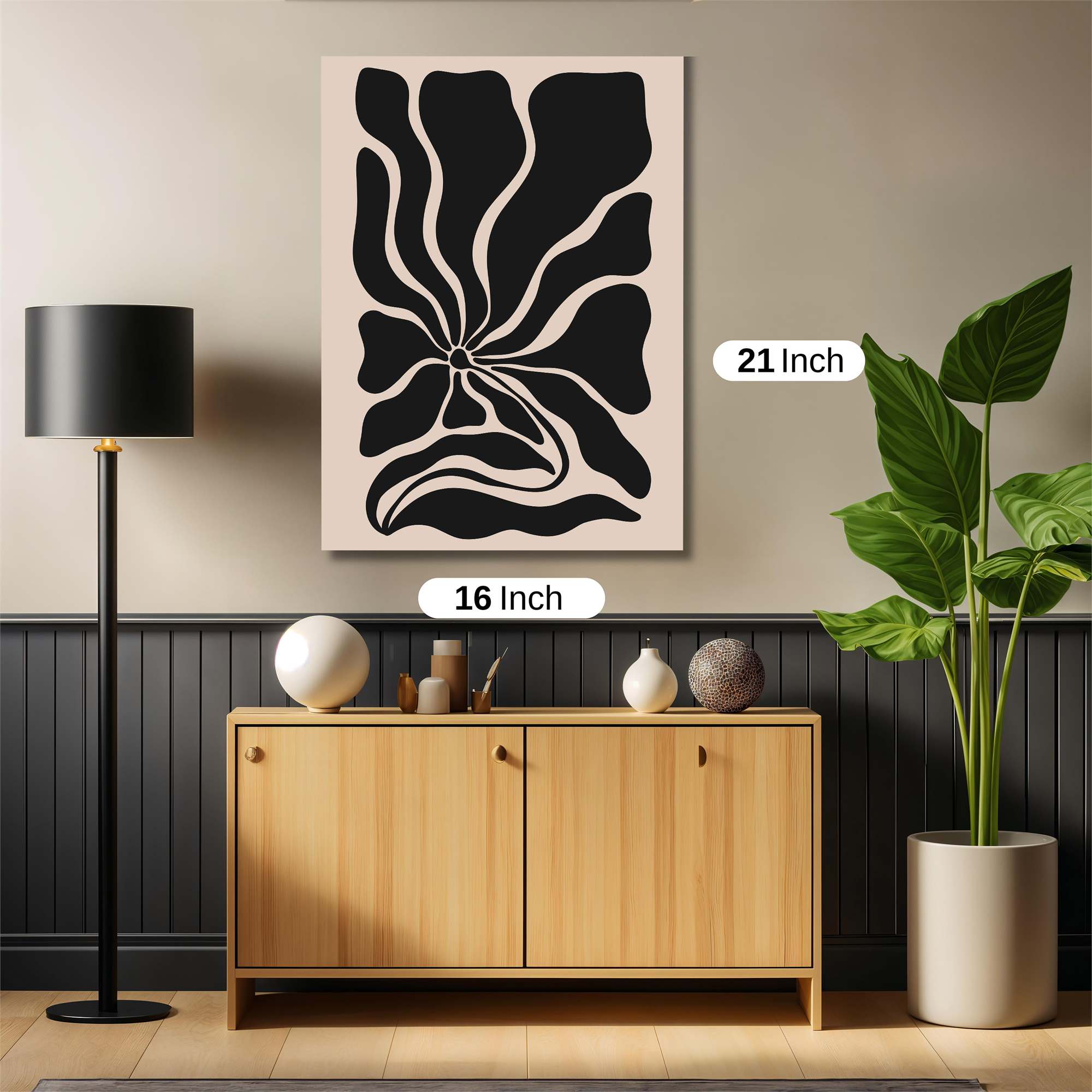 Floral Whimsy Safe Wall Magnetic / M