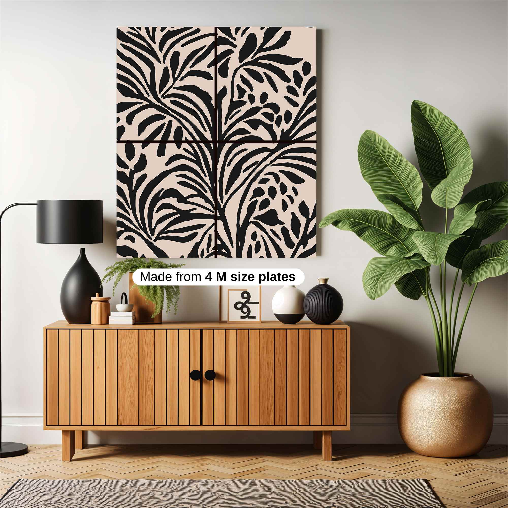 Leafy Elegance Safe Wall Magnetic / M