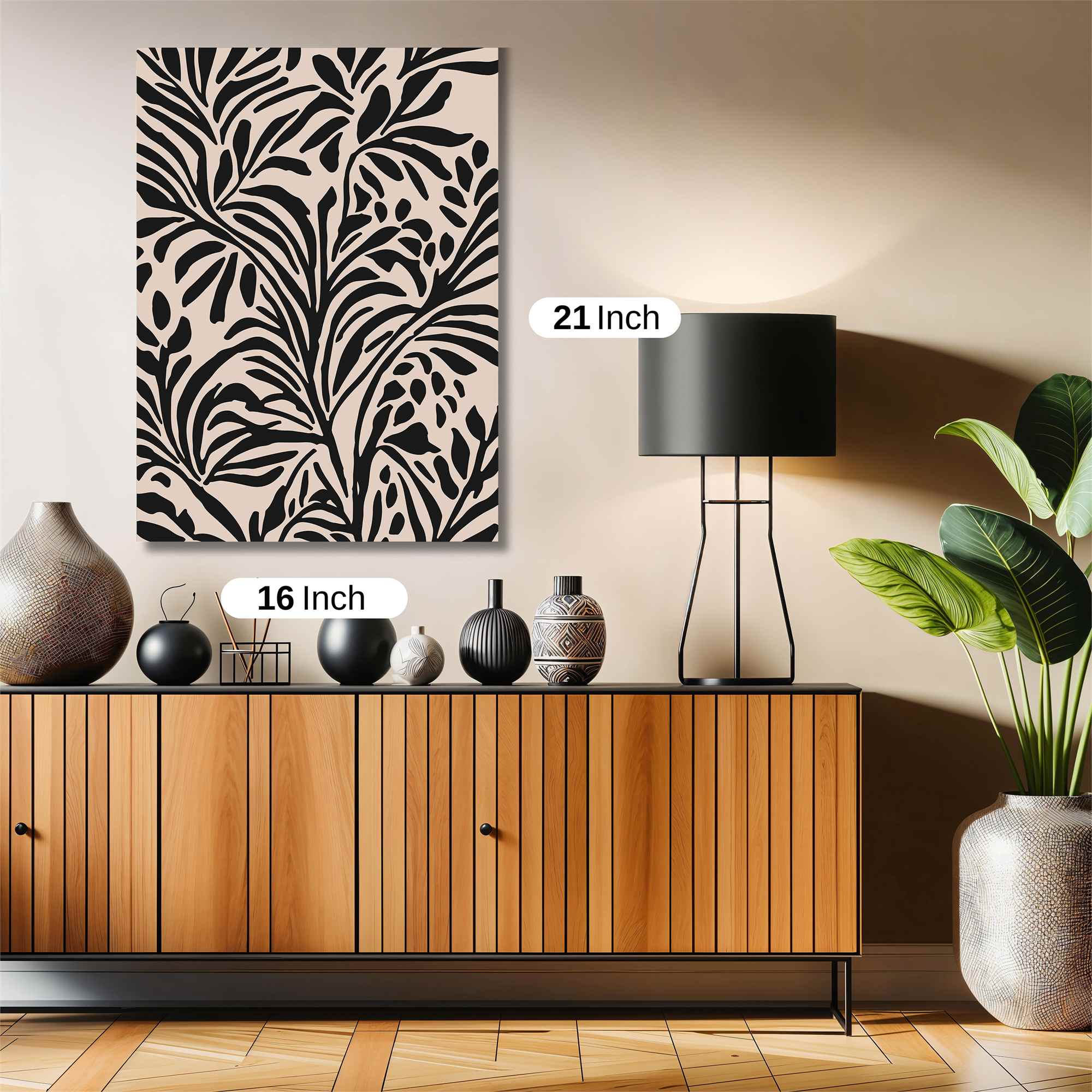 Leafy Elegance Safe Wall Magnetic / M