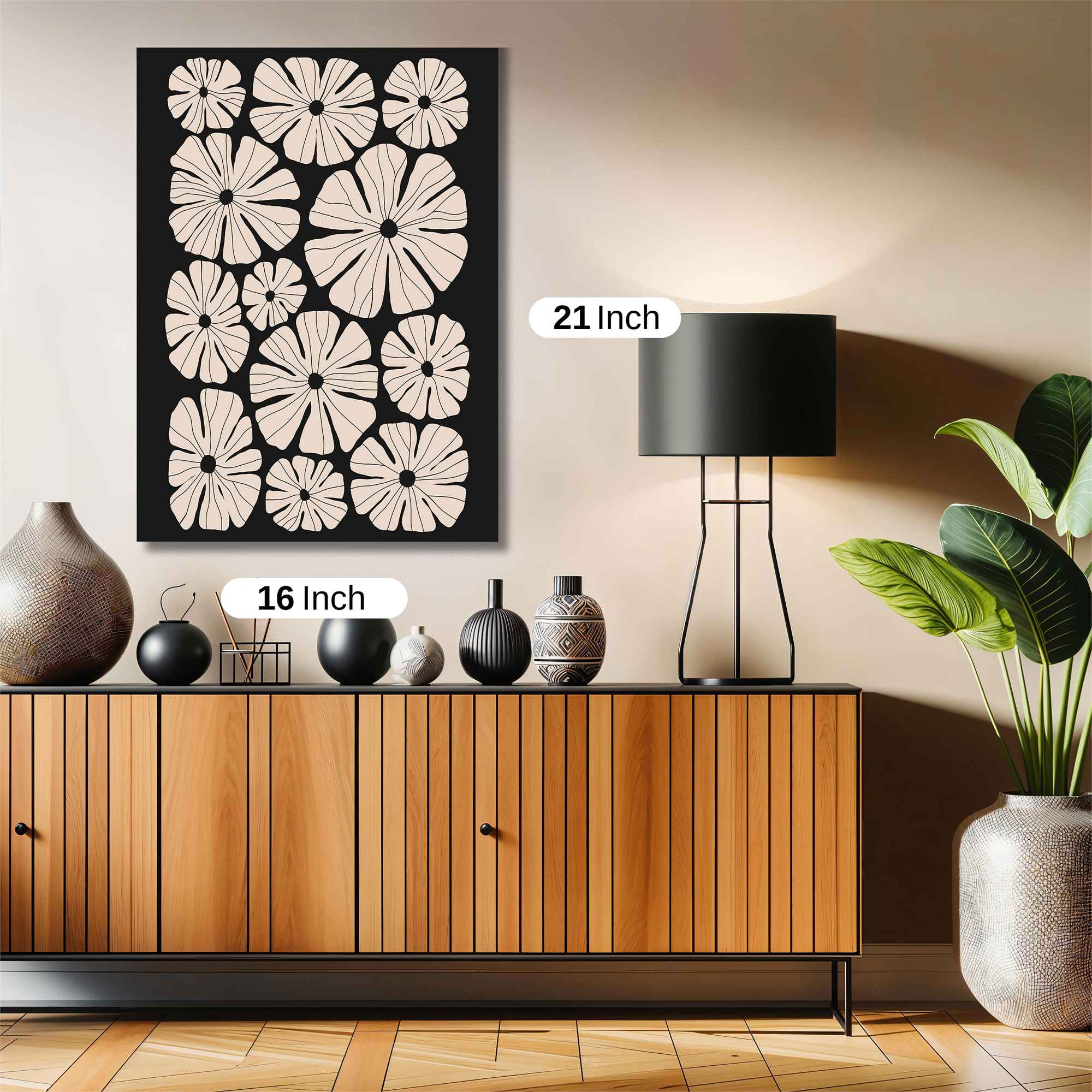 Floral Whimsy Safe Wall Magnetic / M