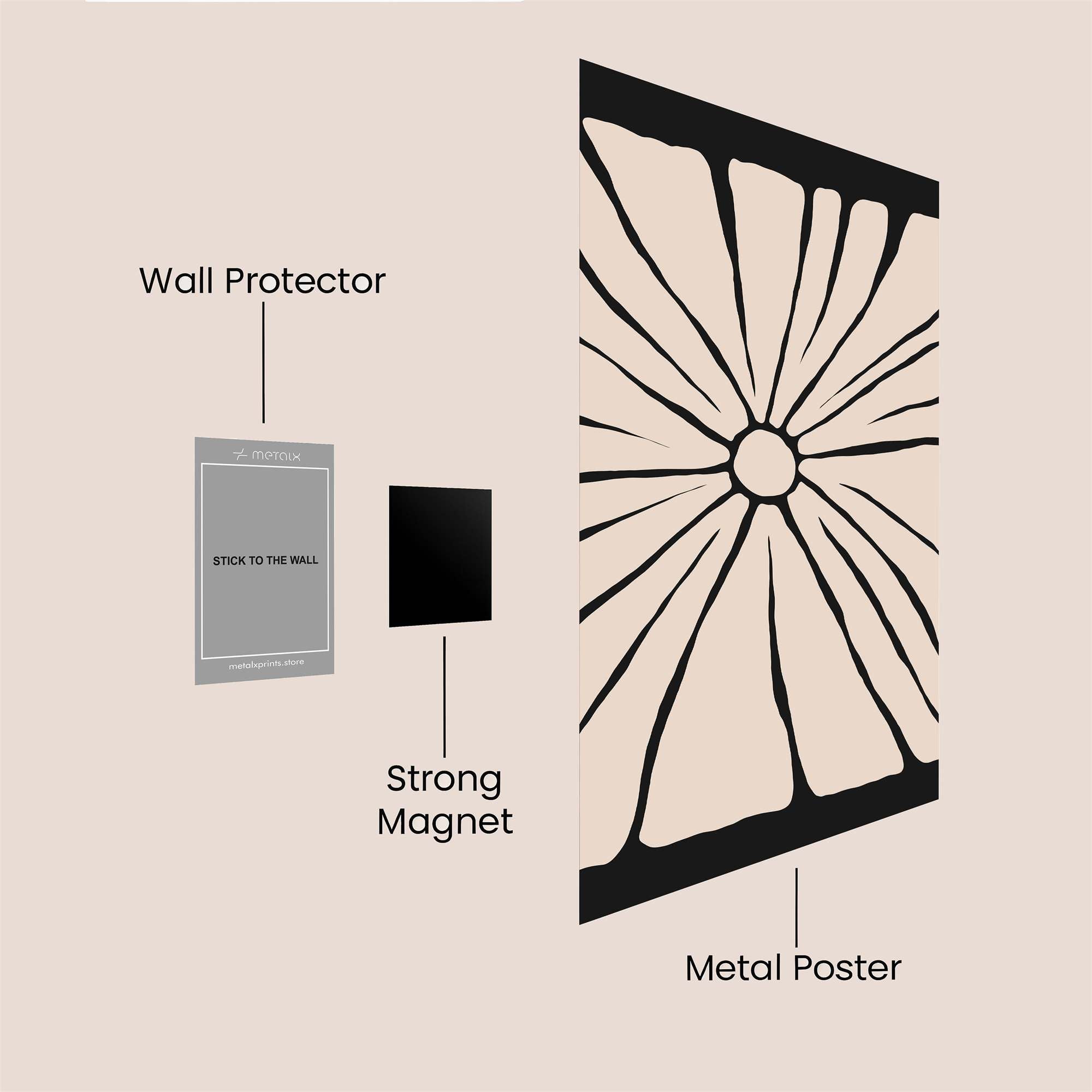 Sunburst Serenity Safe Wall Magnetic / M