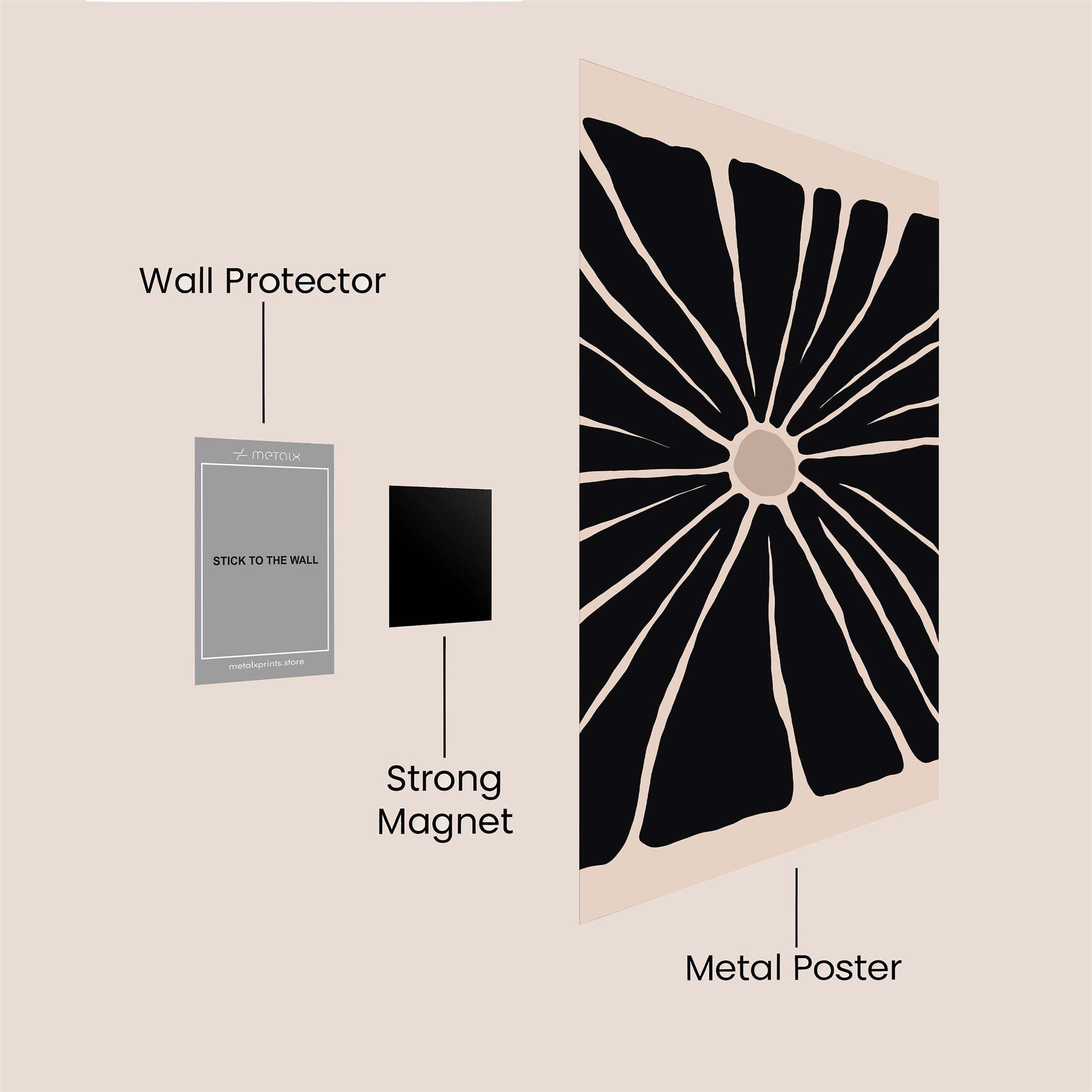 Sunburst Serenity Safe Wall Magnetic / M