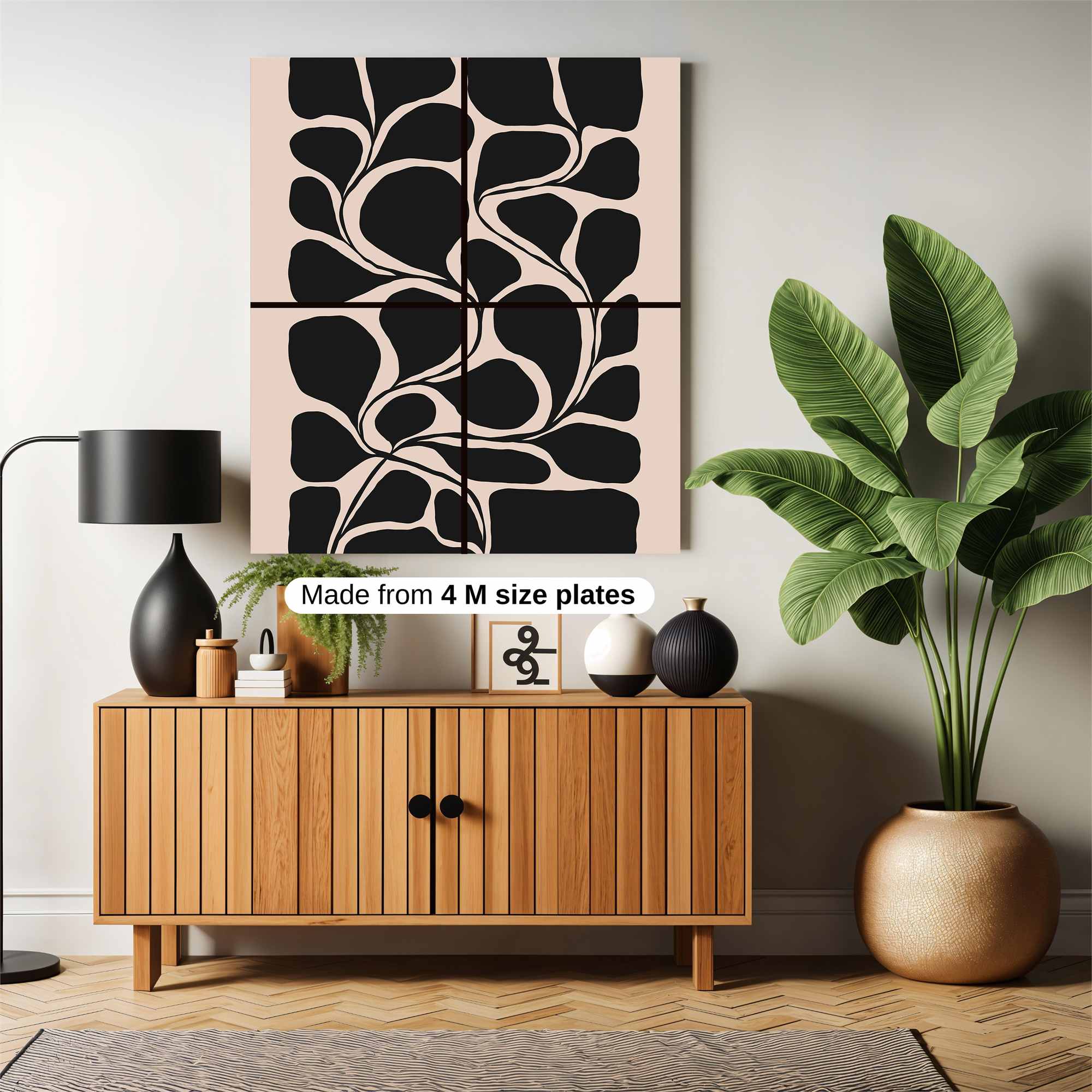 Patterned Serenity Safe Wall Magnetic / M