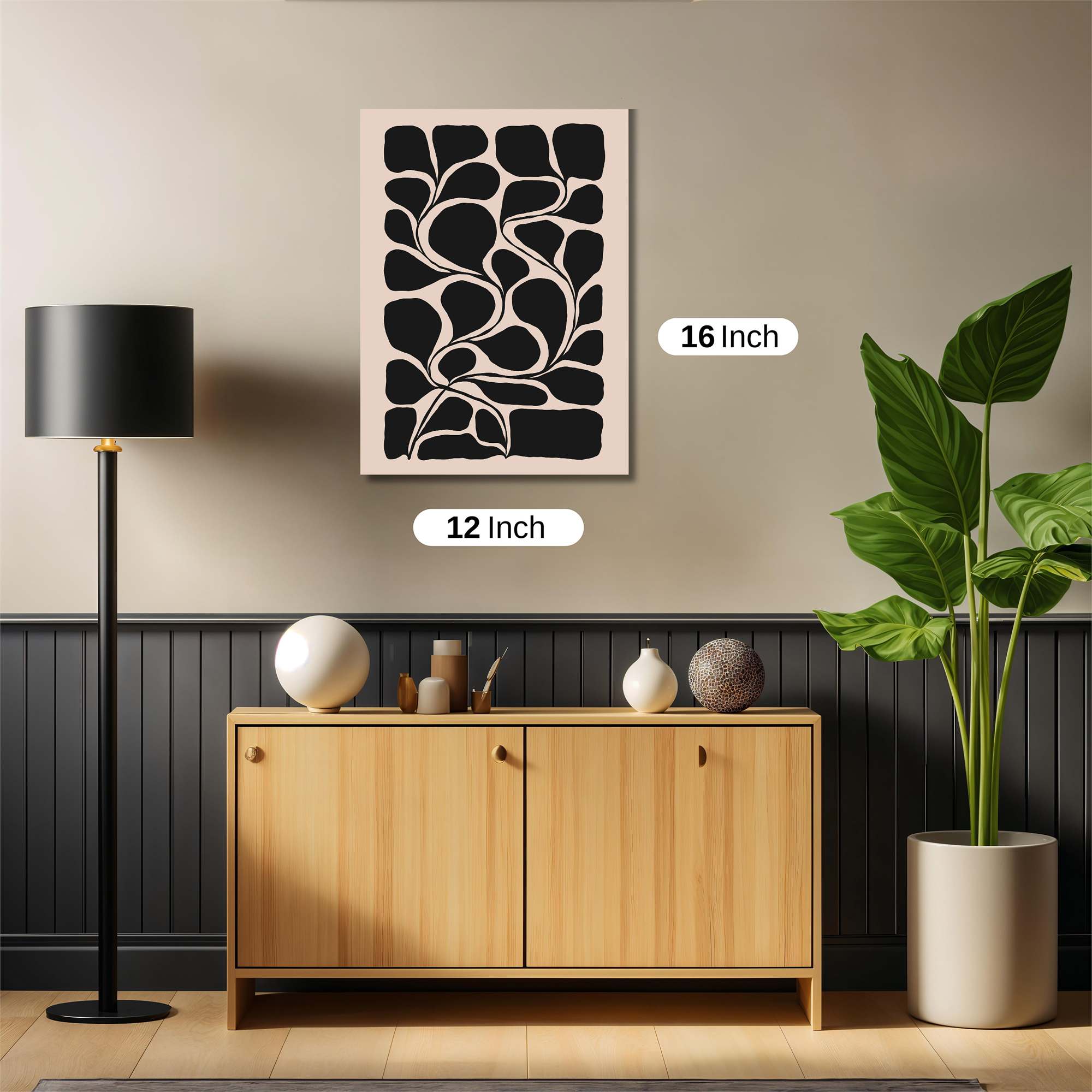 Patterned Serenity Safe Wall Magnetic / M