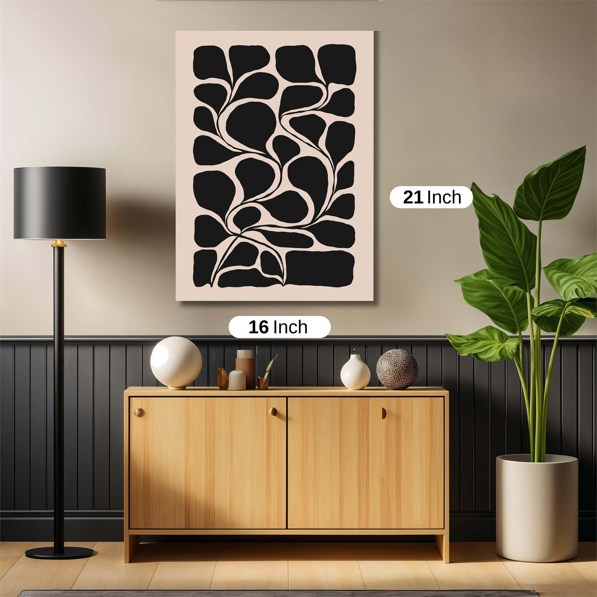 Patterned Serenity Safe Wall Magnetic / M