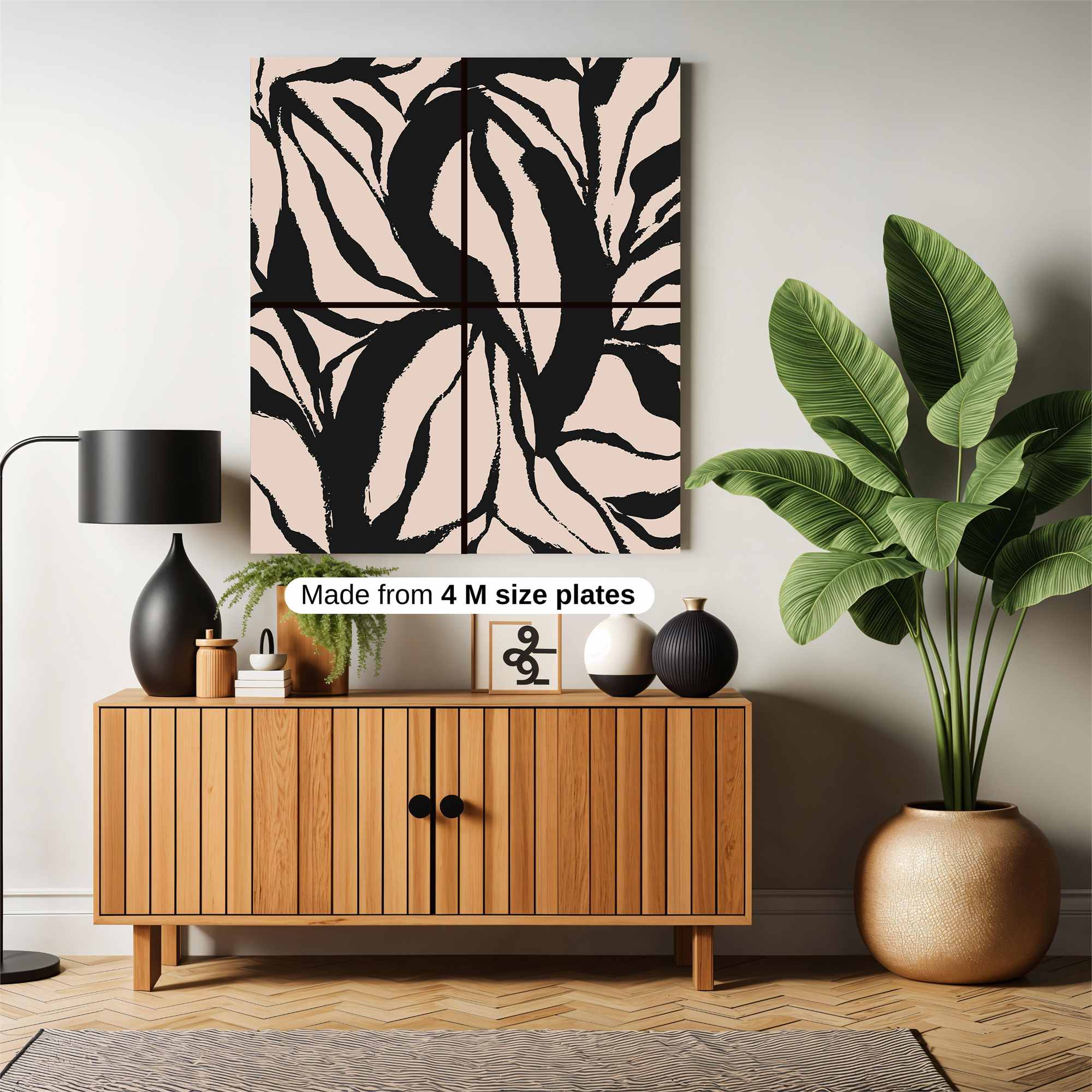 Floral Whimsy Safe Wall Magnetic / M