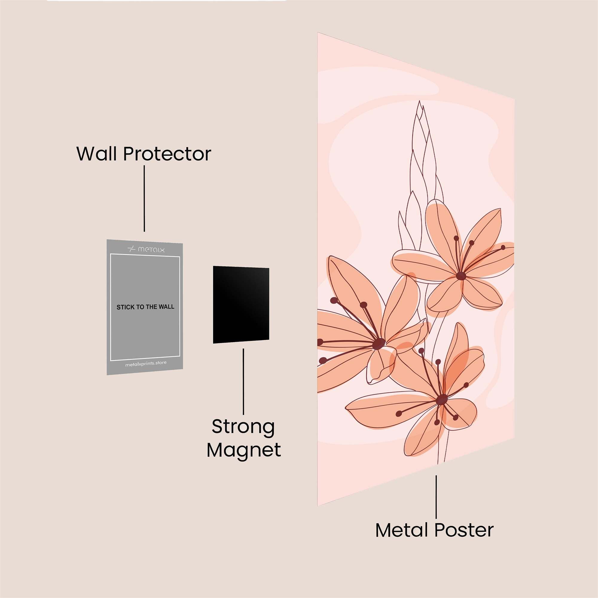 Lily Serenity Safe Wall Magnetic / M