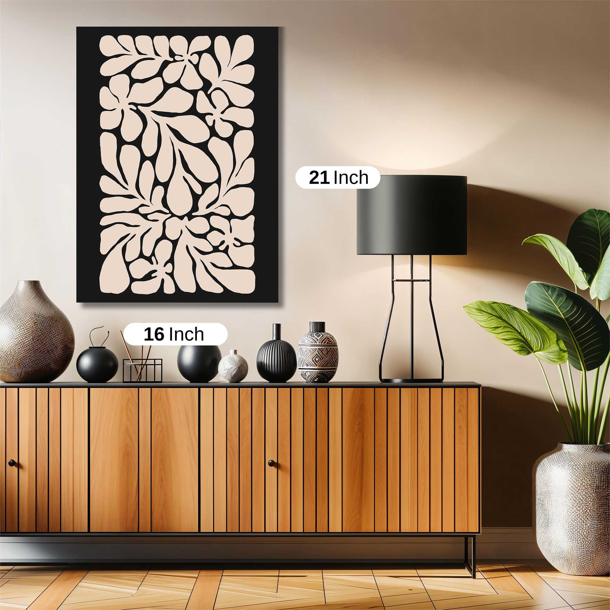 Floral Serenity Safe Wall Magnetic / M