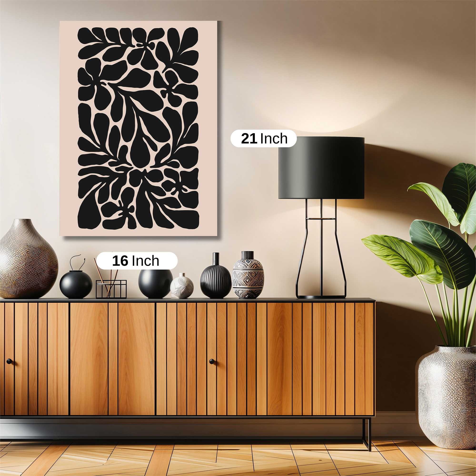 Floral Whimsy Safe Wall Magnetic / M