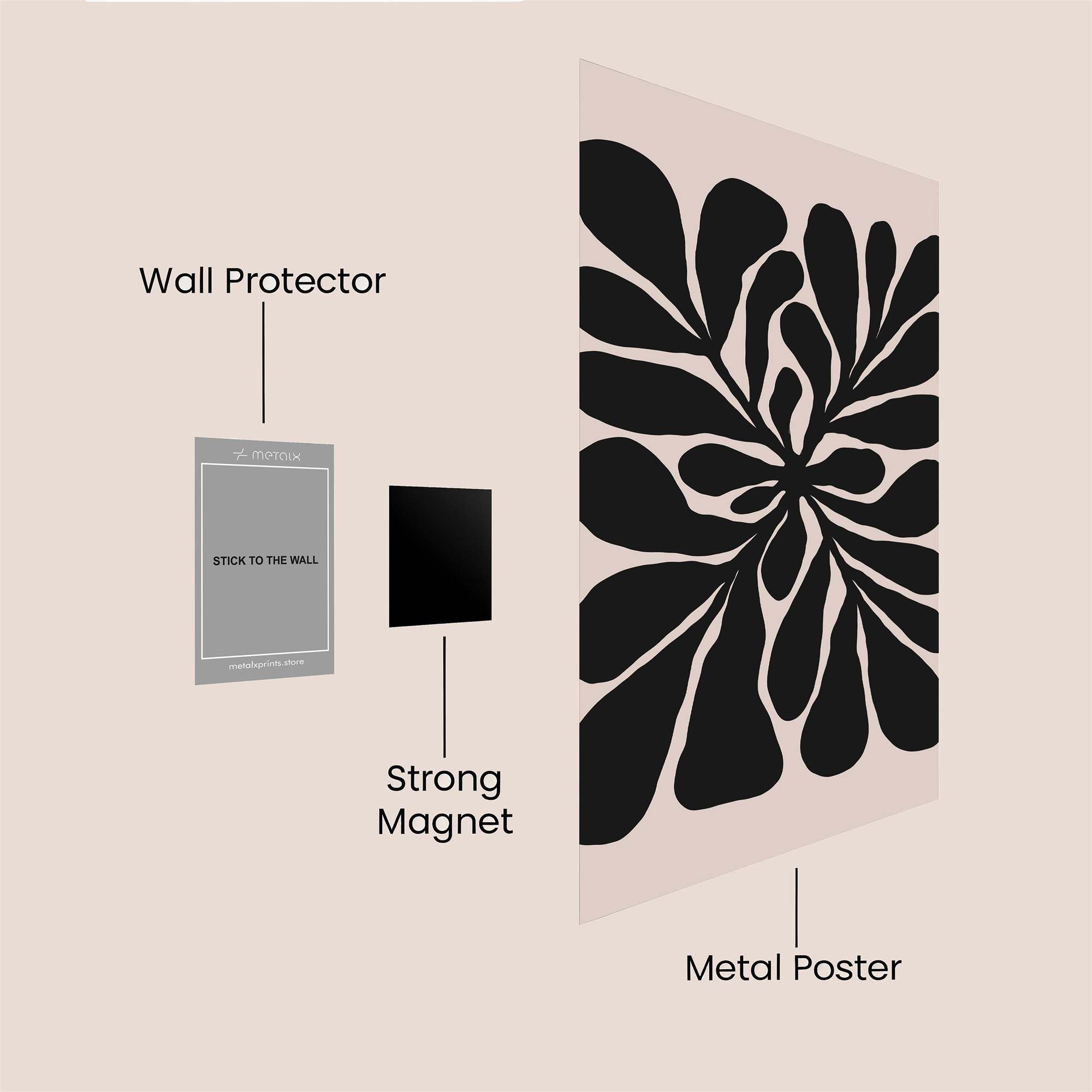 LeafWhimsy Safe Wall Magnetic / M