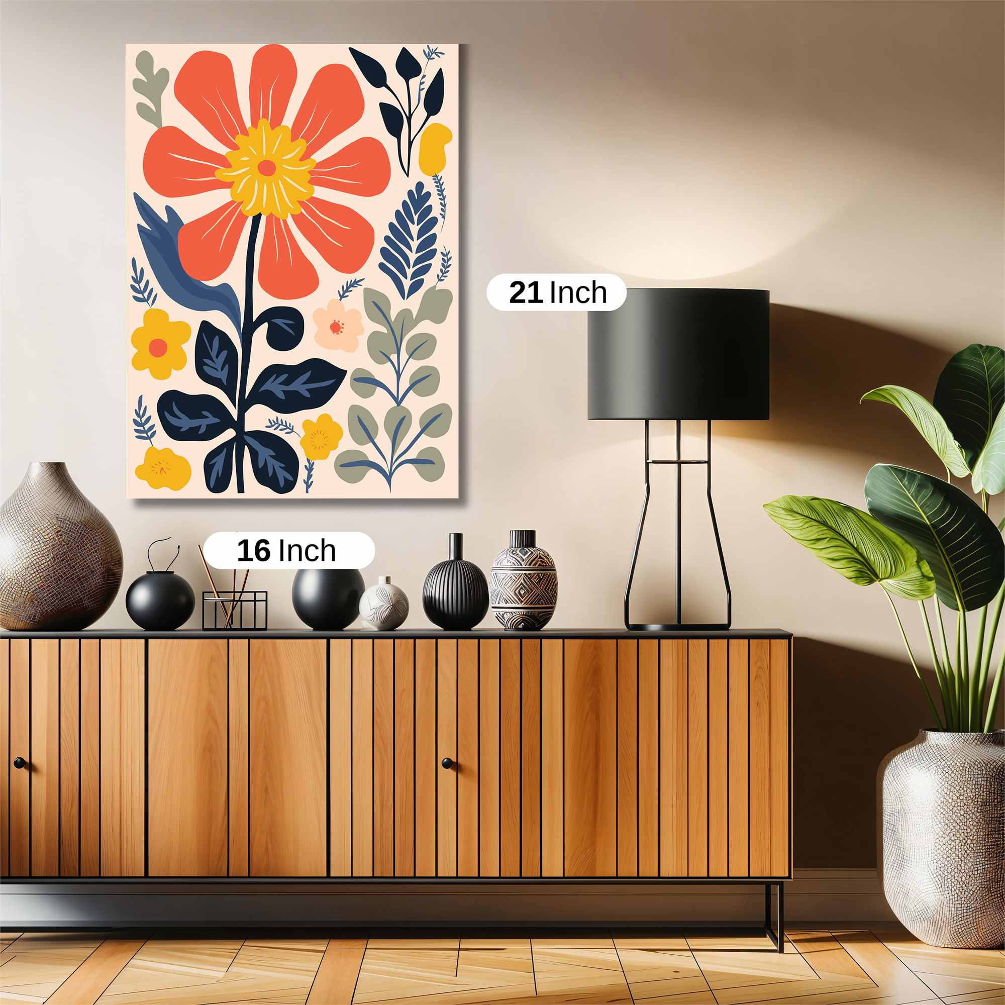 Flower Whimsy Safe Wall Magnetic / M