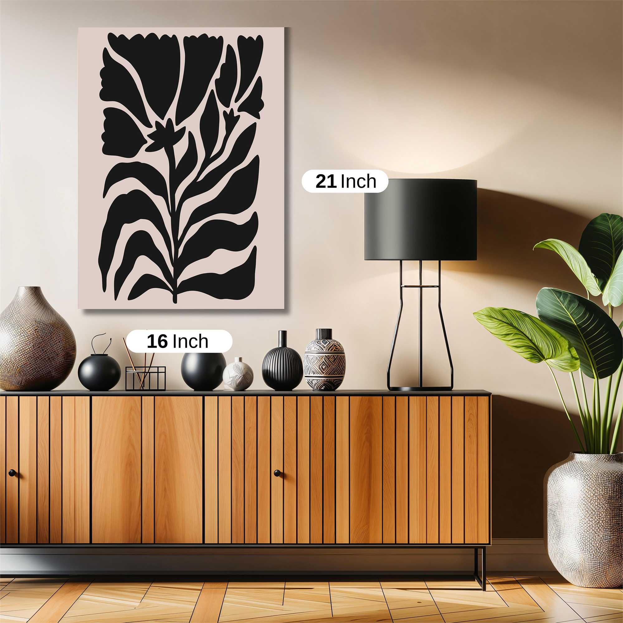 Floral Whimsy Safe Wall Magnetic / M