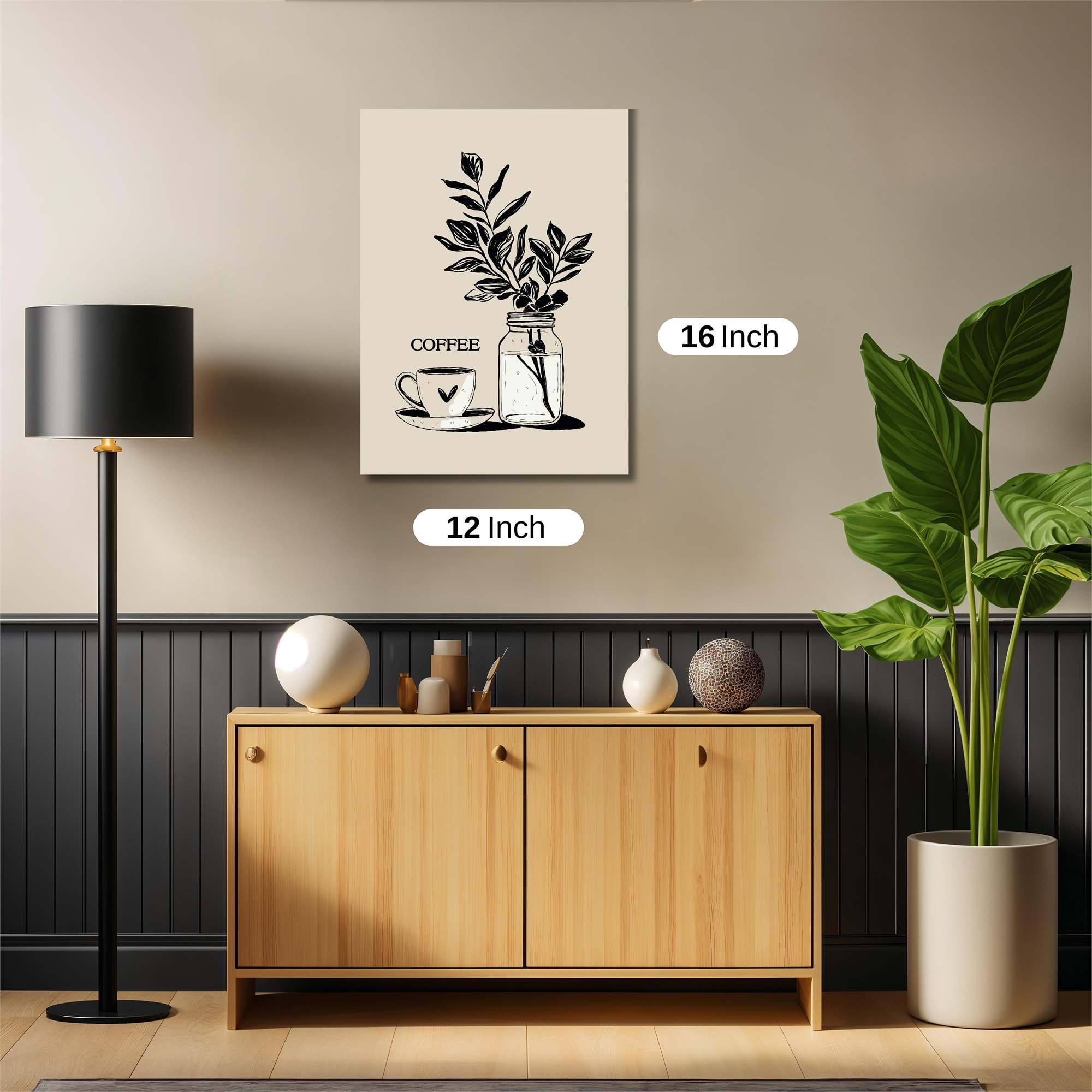 Coffee Tranquil Safe Wall Magnetic / M