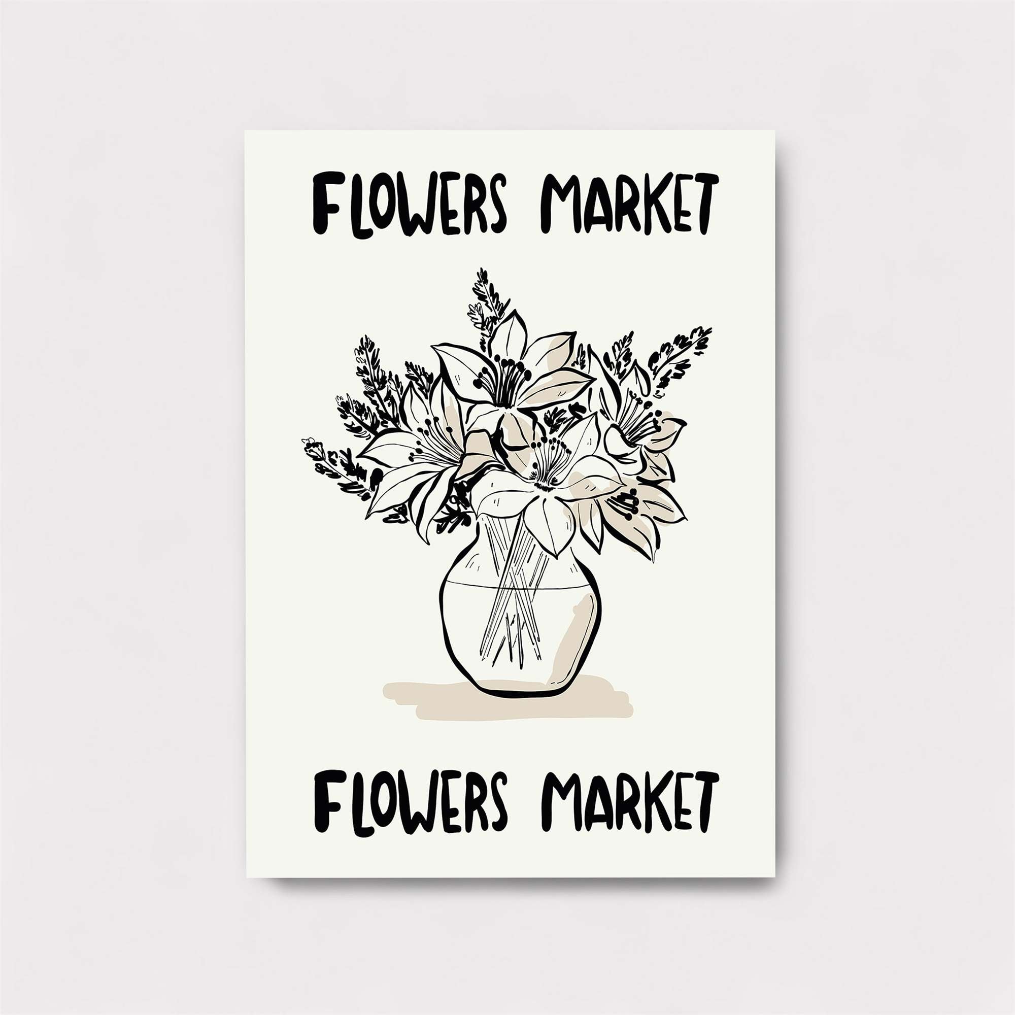 Floral Whimsy Safe Wall Magnetic / M