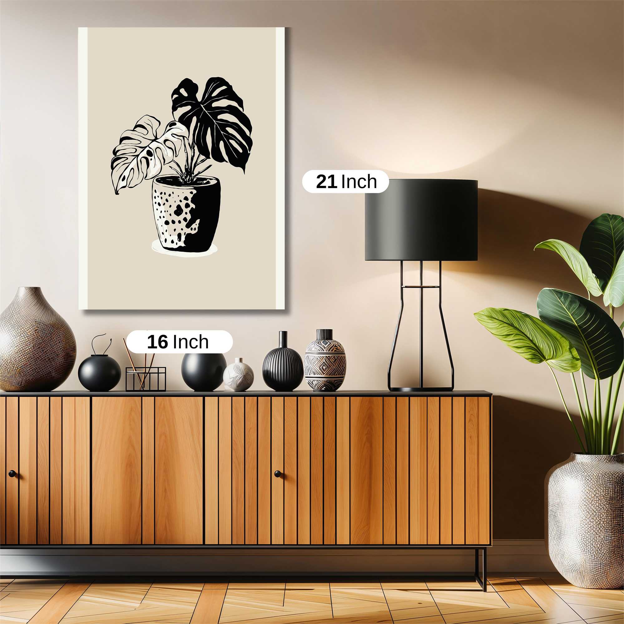 Monstera Elegance Safe Wall Magnetic / M