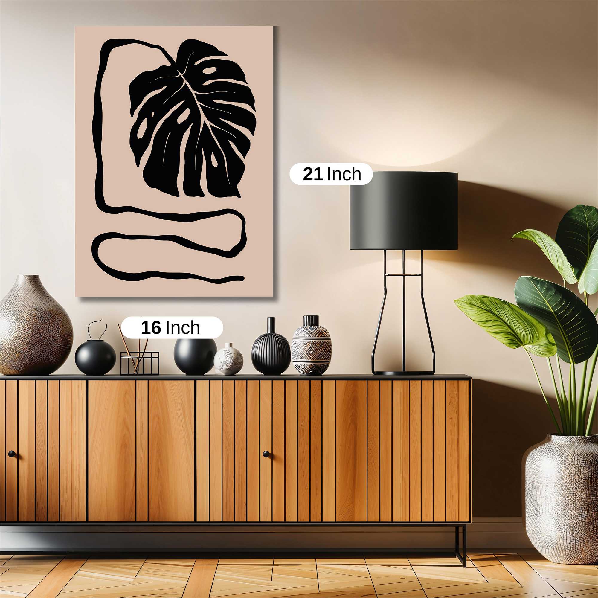 Monstera Whimsy Safe Wall Magnetic / M