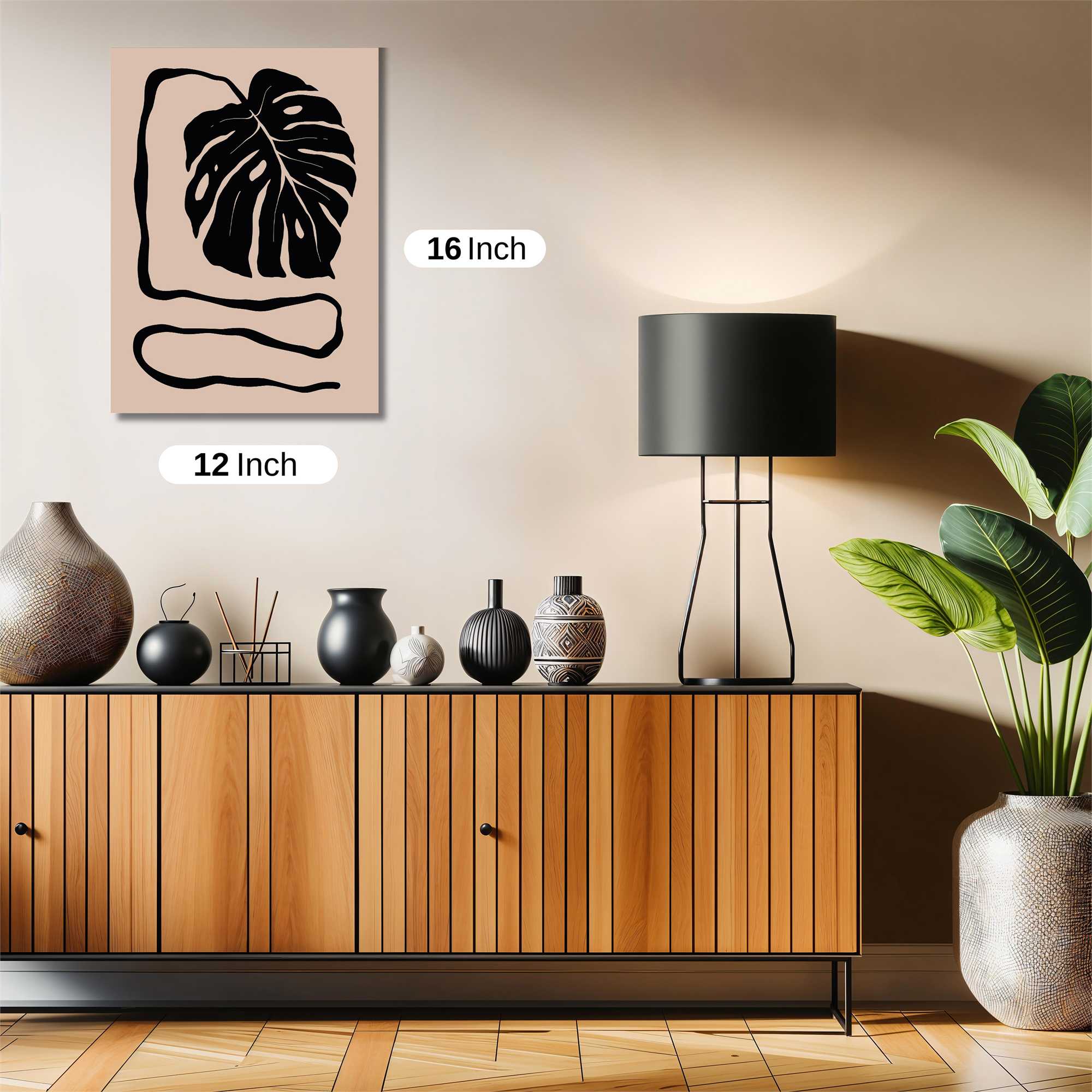 Monstera Whimsy Safe Wall Magnetic / M