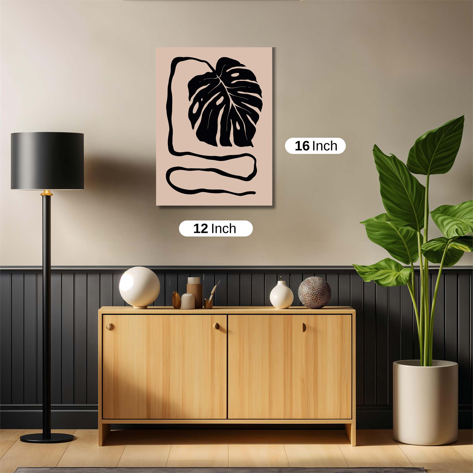 Monstera Whimsy Safe Wall Magnetic / M