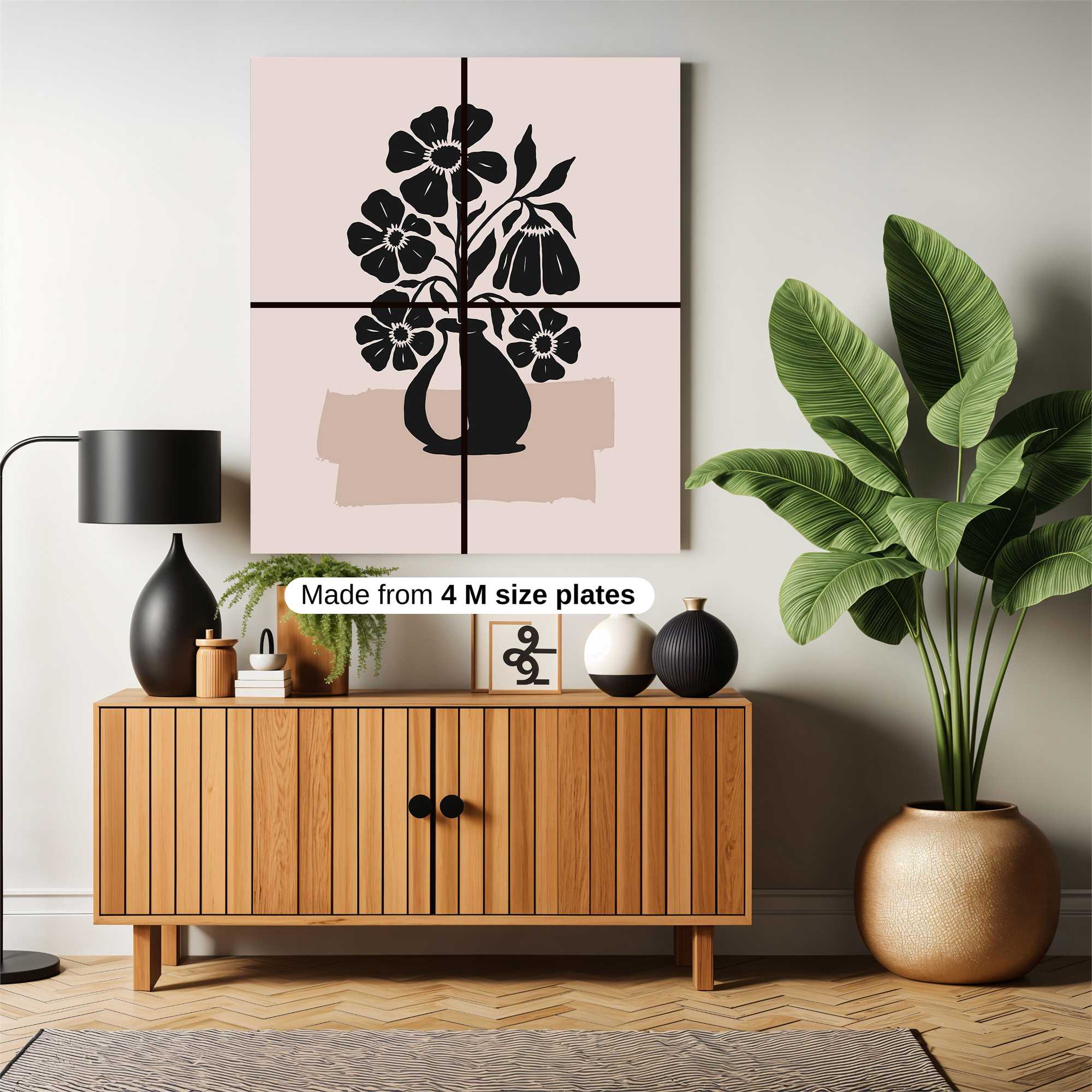 Flower Whimsy Safe Wall Magnetic / M