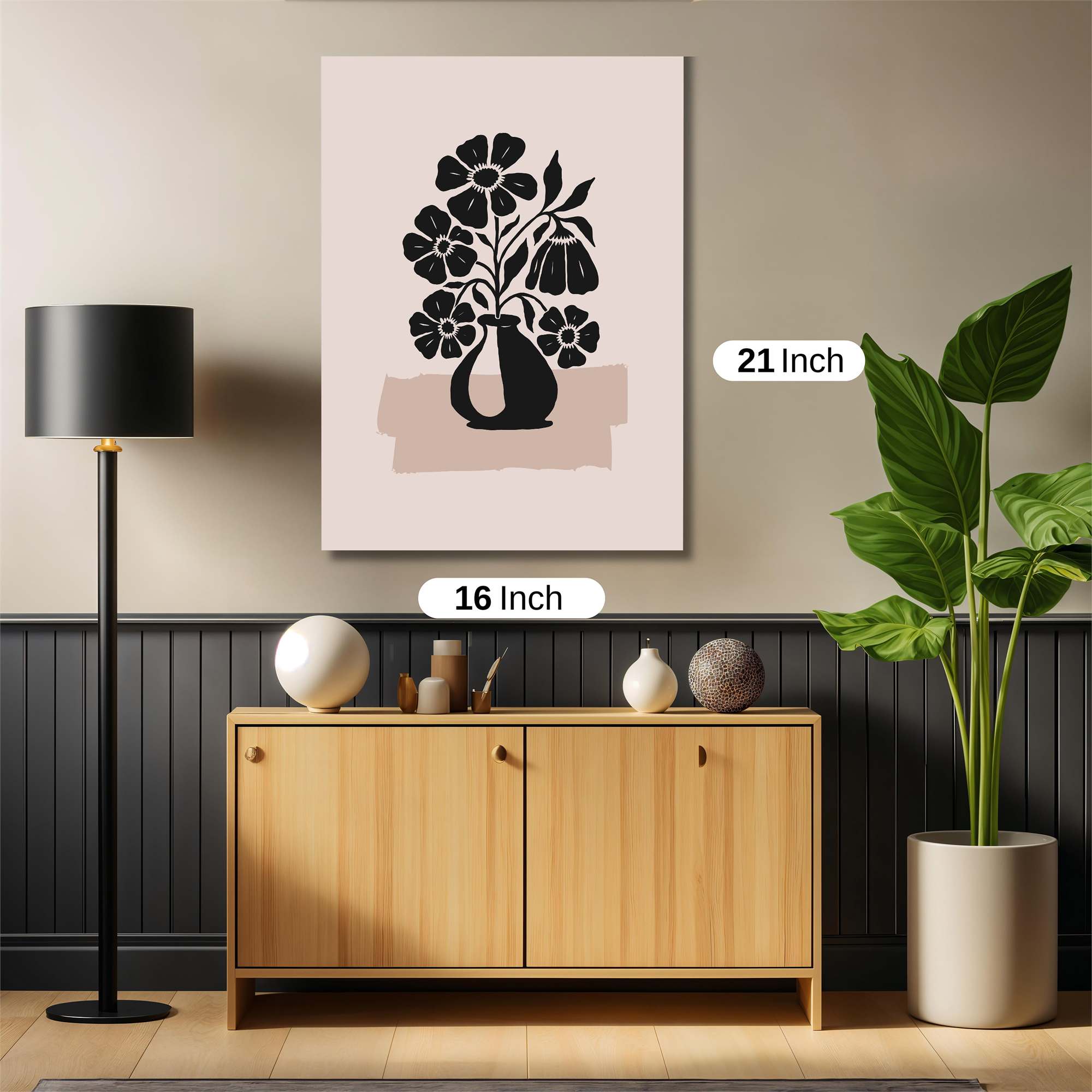 Flower Whimsy Safe Wall Magnetic / M