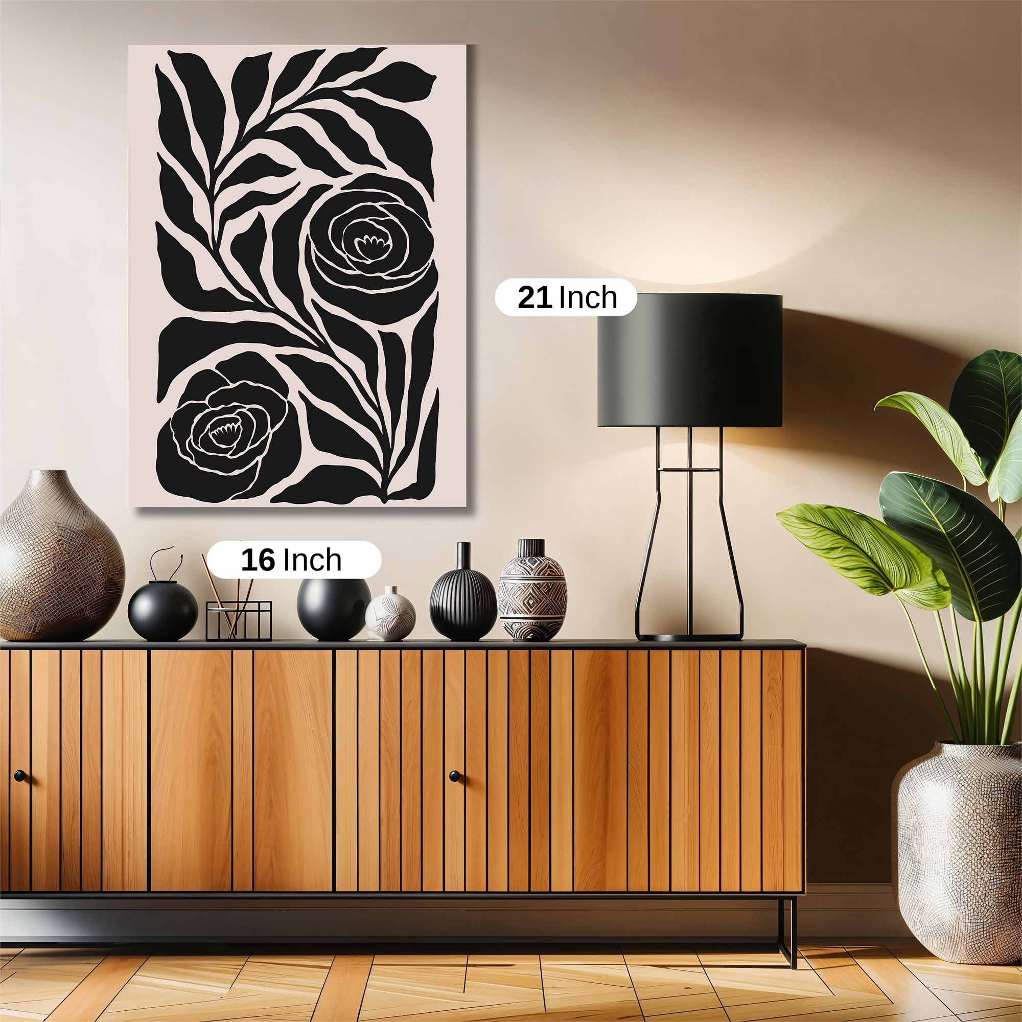 Floral Elegance Safe Wall Magnetic / M