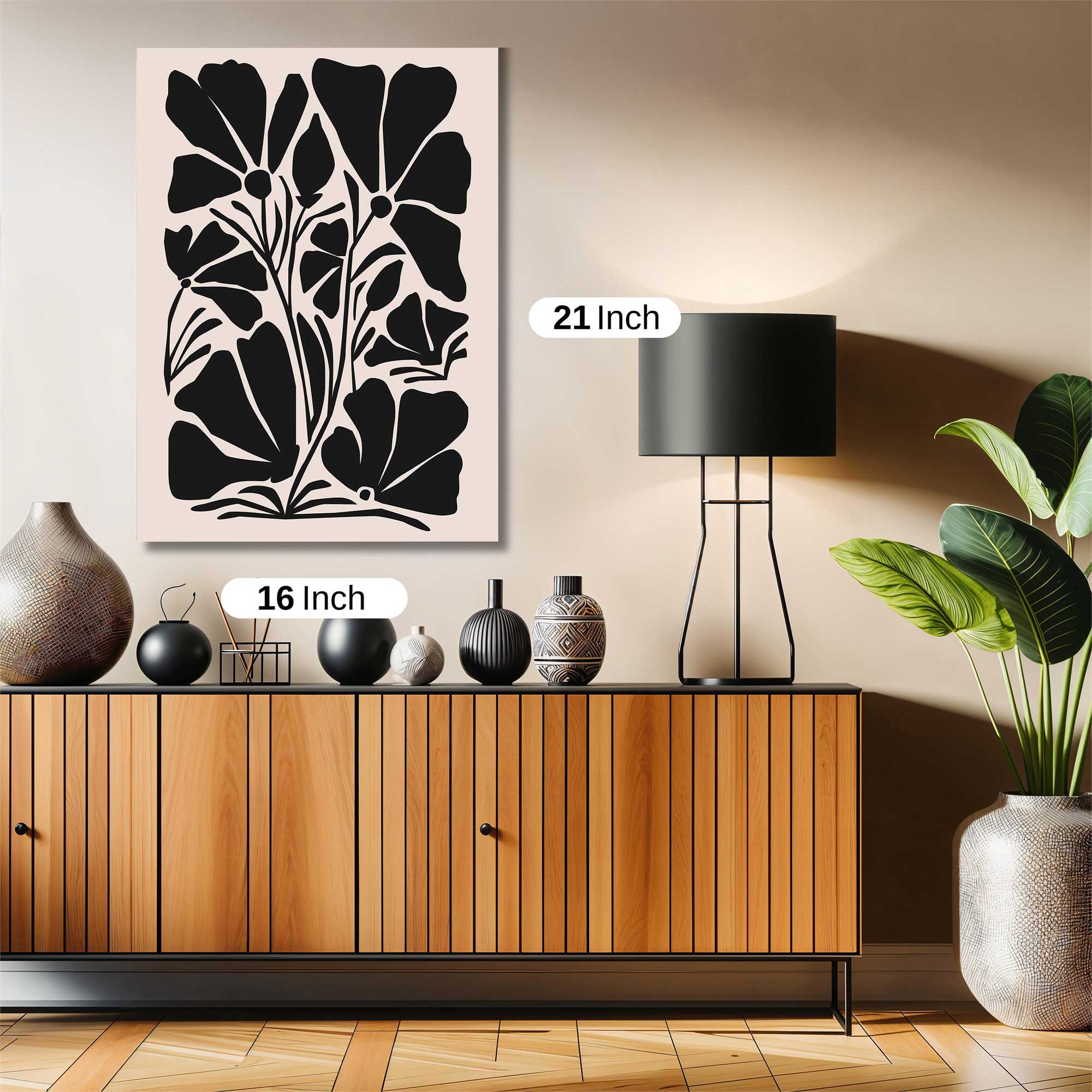 Floral Whimsy Safe Wall Magnetic / M