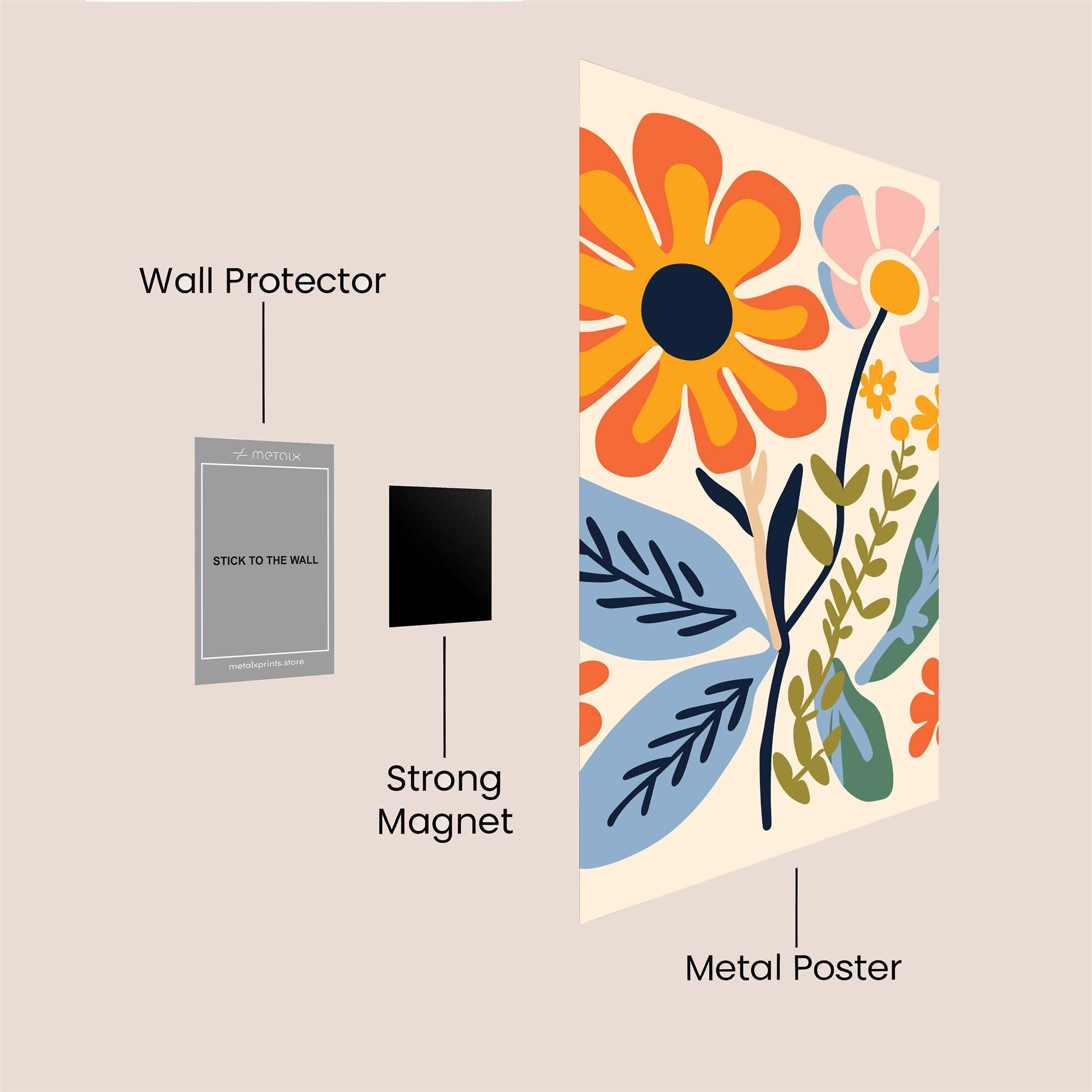 Sunflower Bliss Safe Wall Magnetic / M