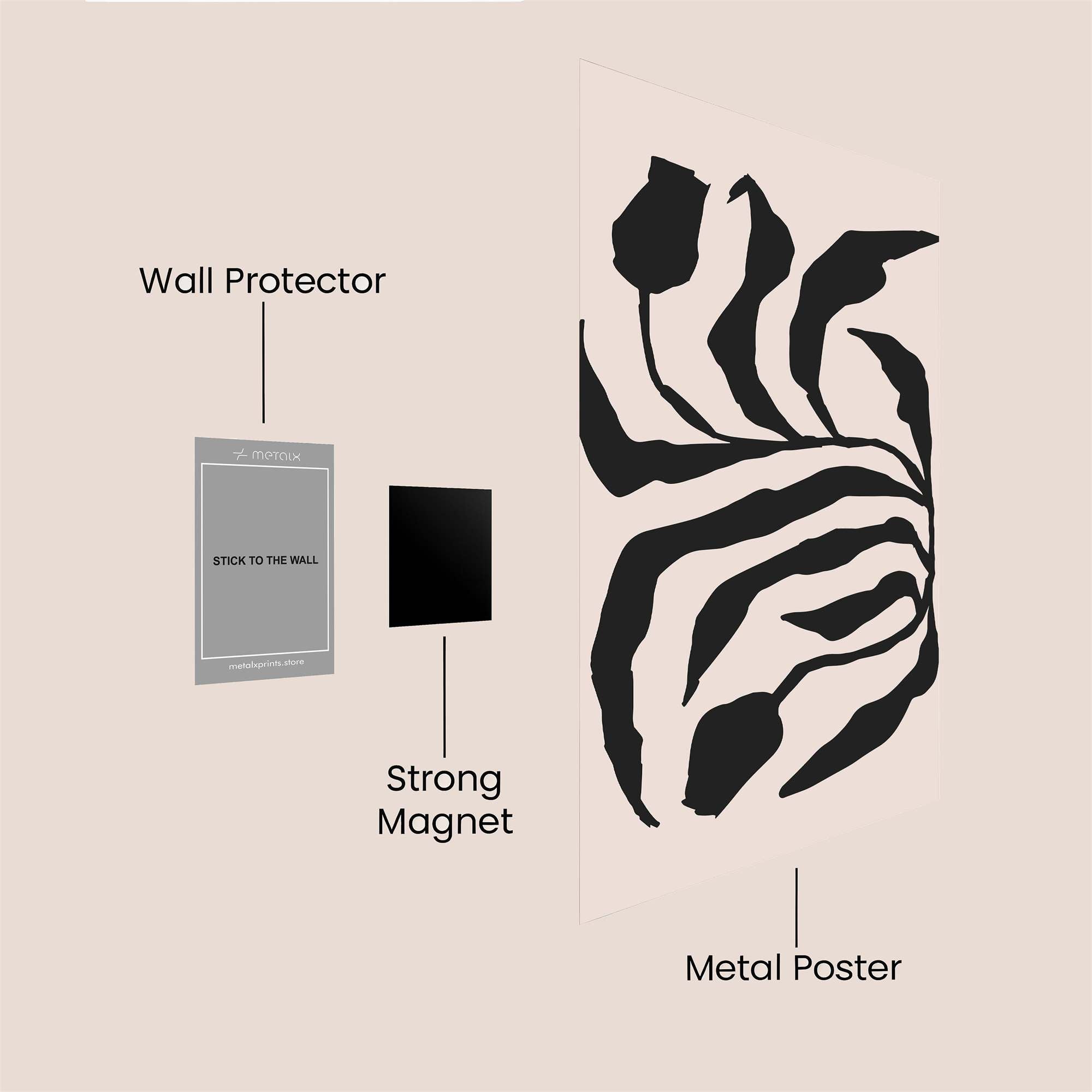 LeafWhisper Safe Wall Magnetic / M