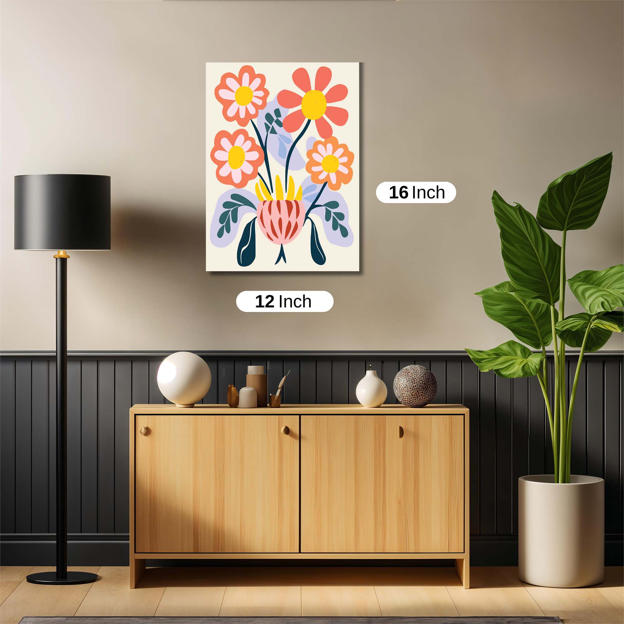 Floral Bliss Safe Wall Magnetic / M