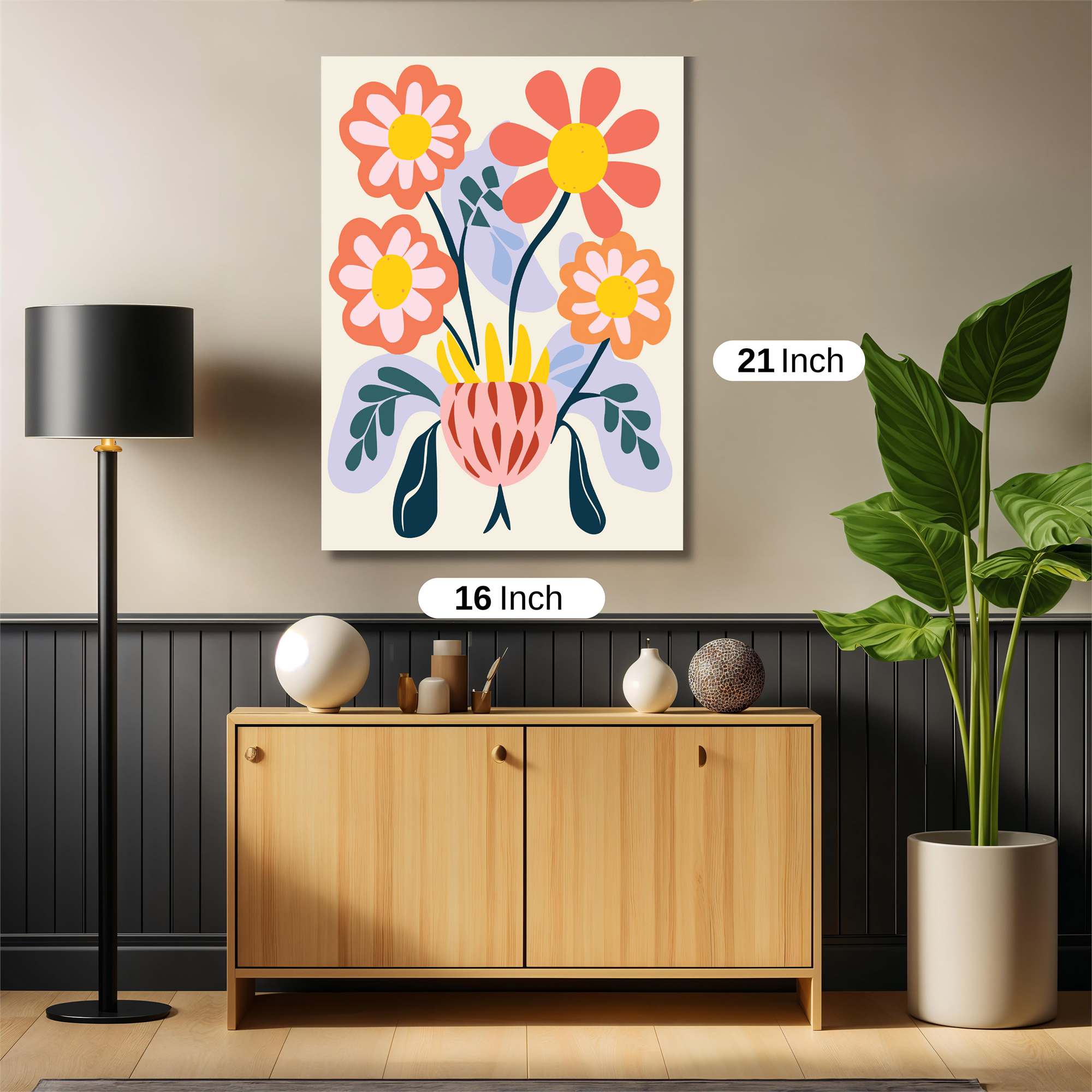 Floral Bliss Safe Wall Magnetic / M