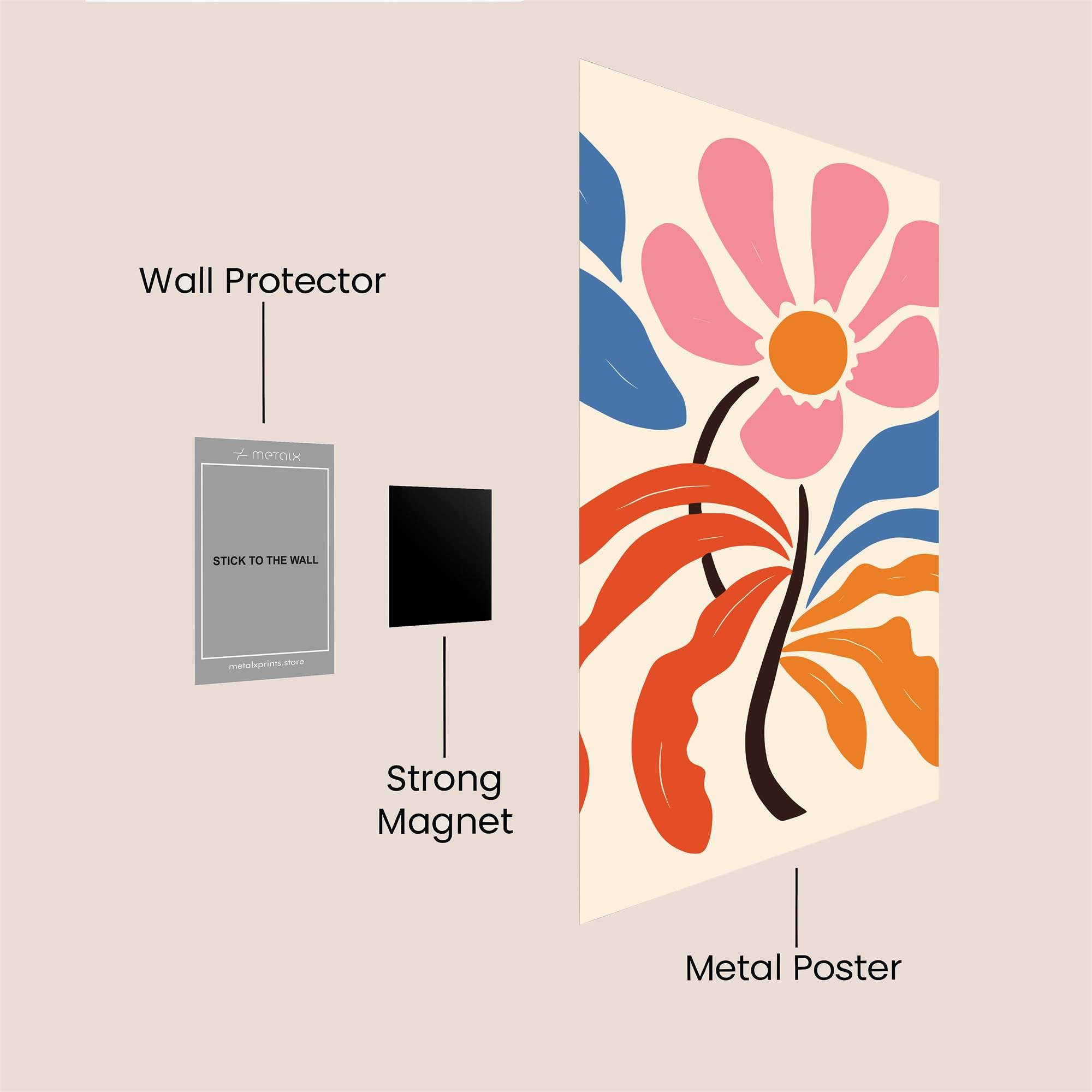 Blossom Joy Safe Wall Magnetic / M