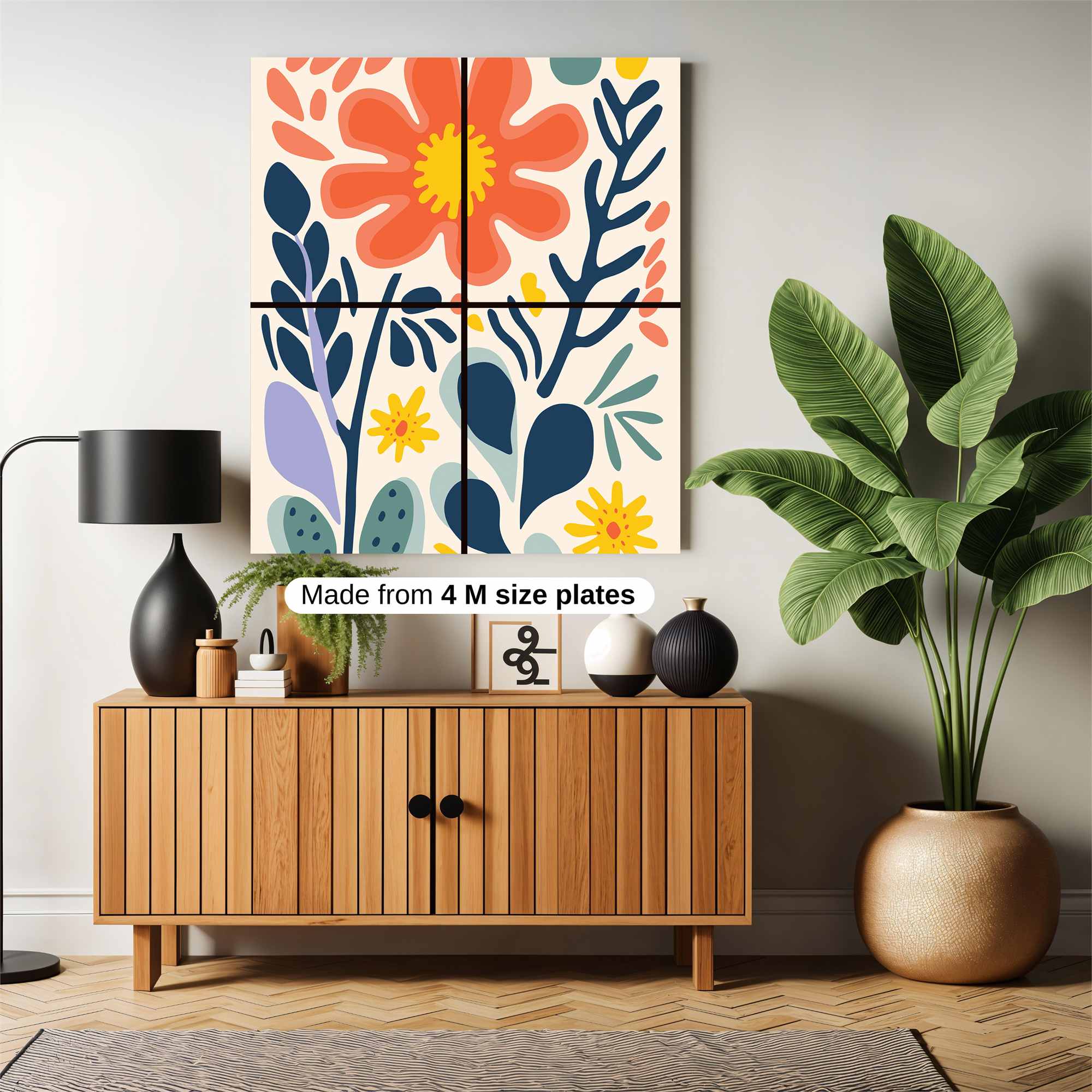 Floral Bliss Safe Wall Magnetic / M