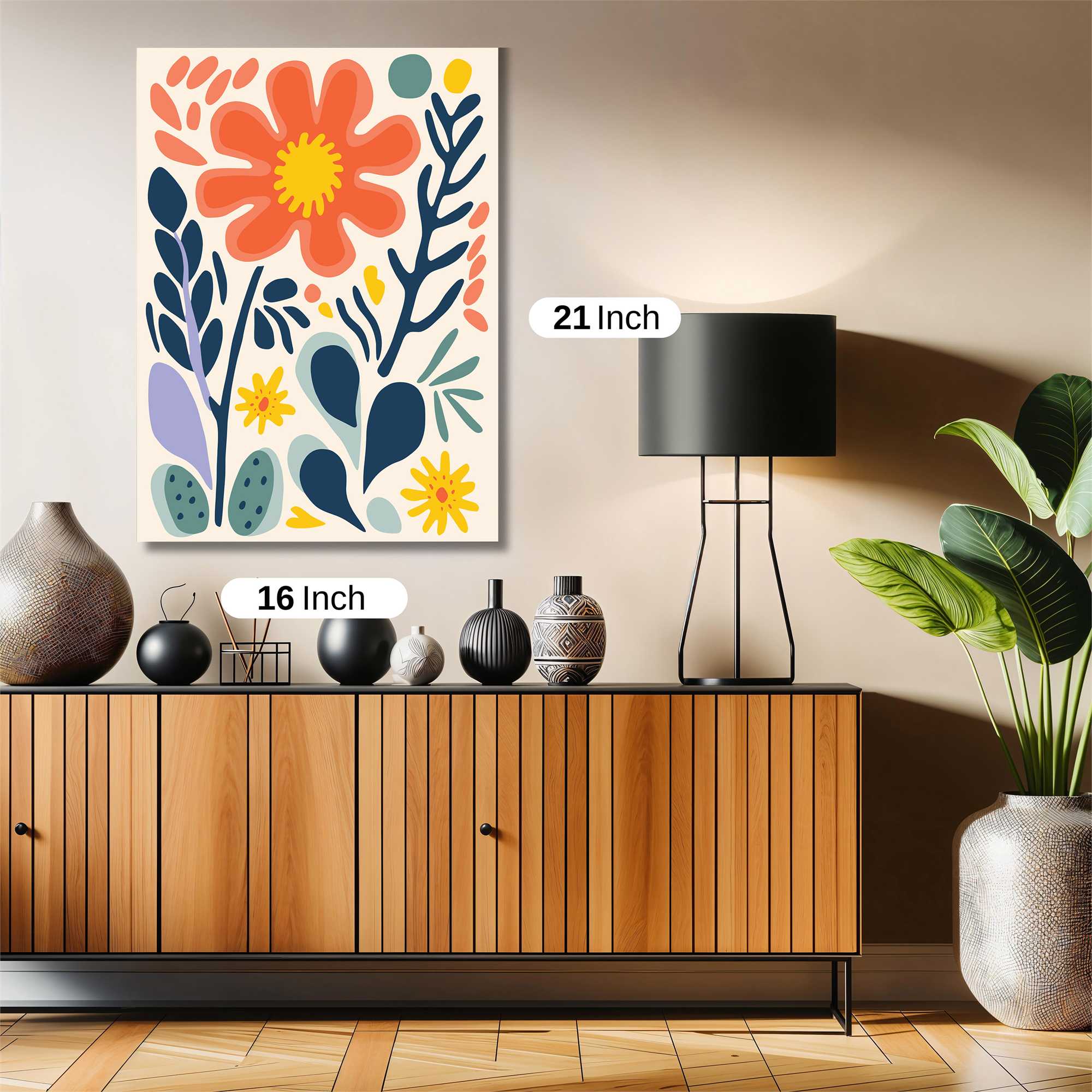 Floral Bliss Safe Wall Magnetic / M