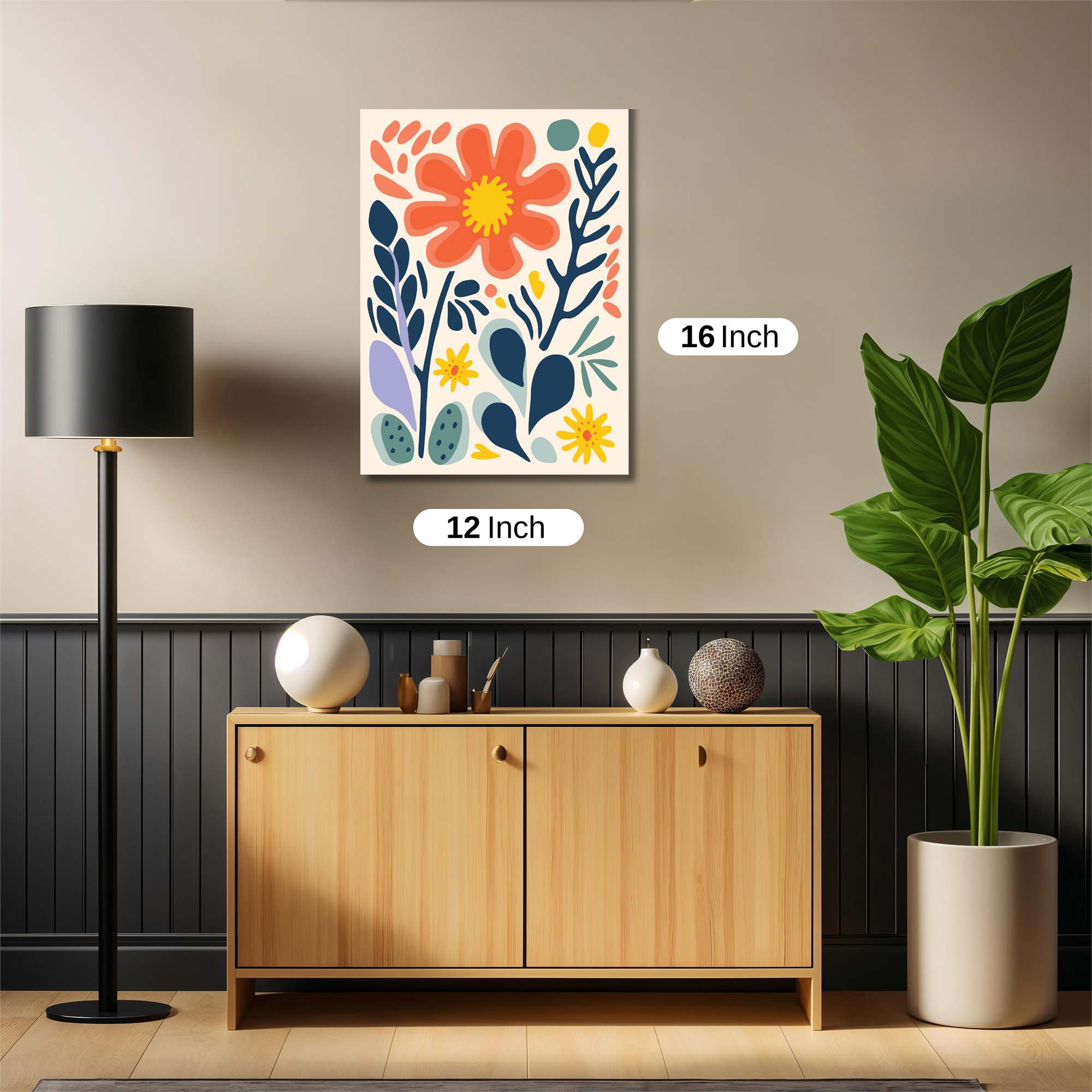 Floral Bliss Safe Wall Magnetic / M