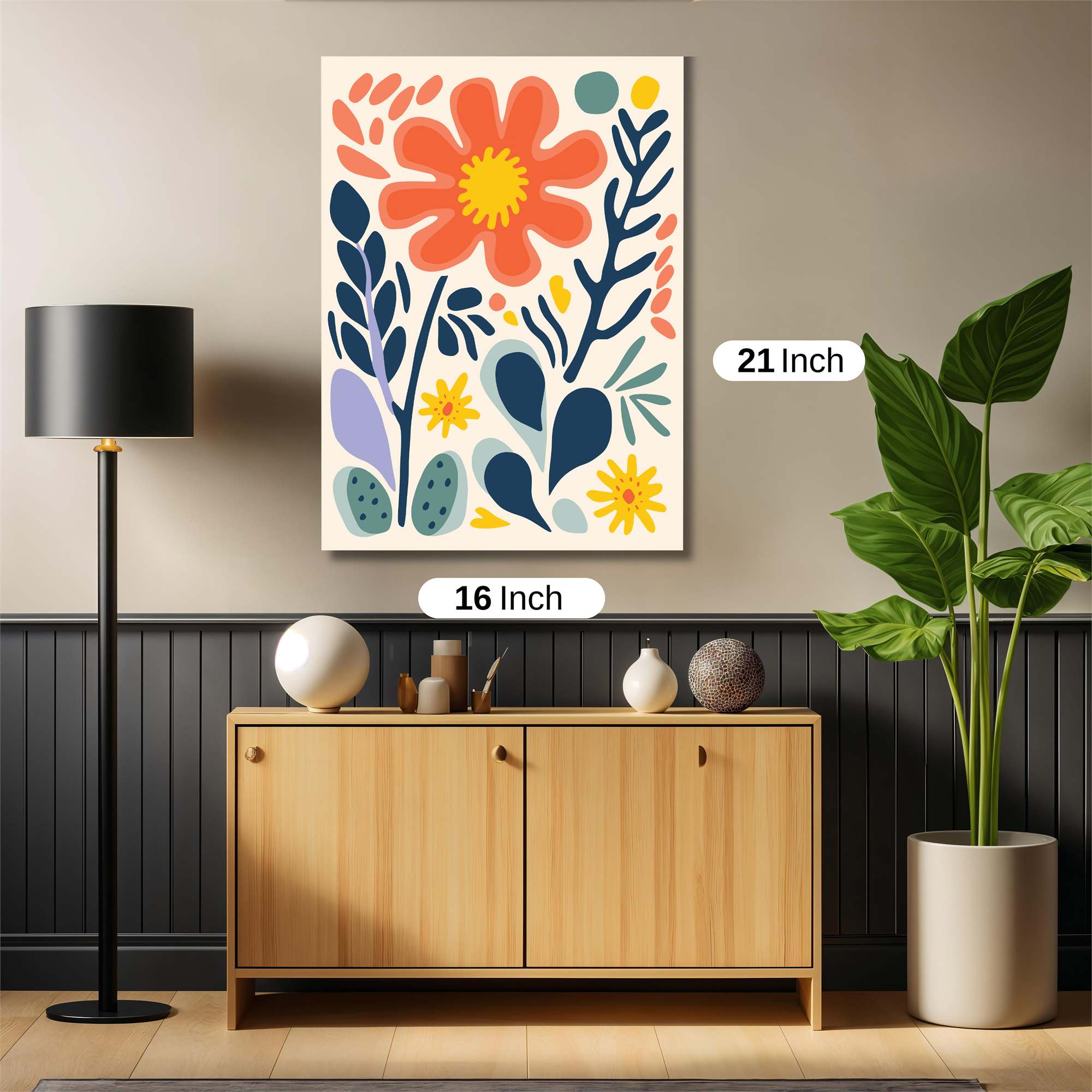 Floral Bliss Safe Wall Magnetic / M
