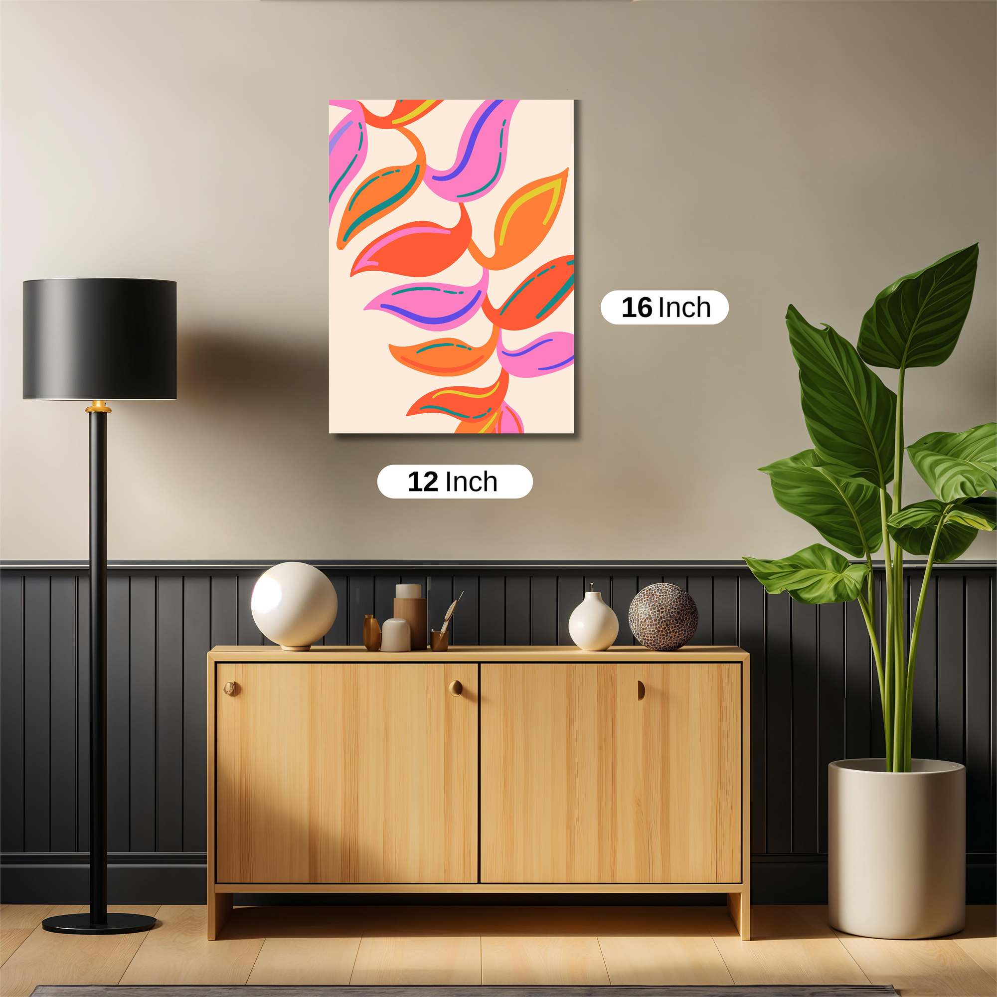 Leafy Delight Safe Wall Magnetic / M