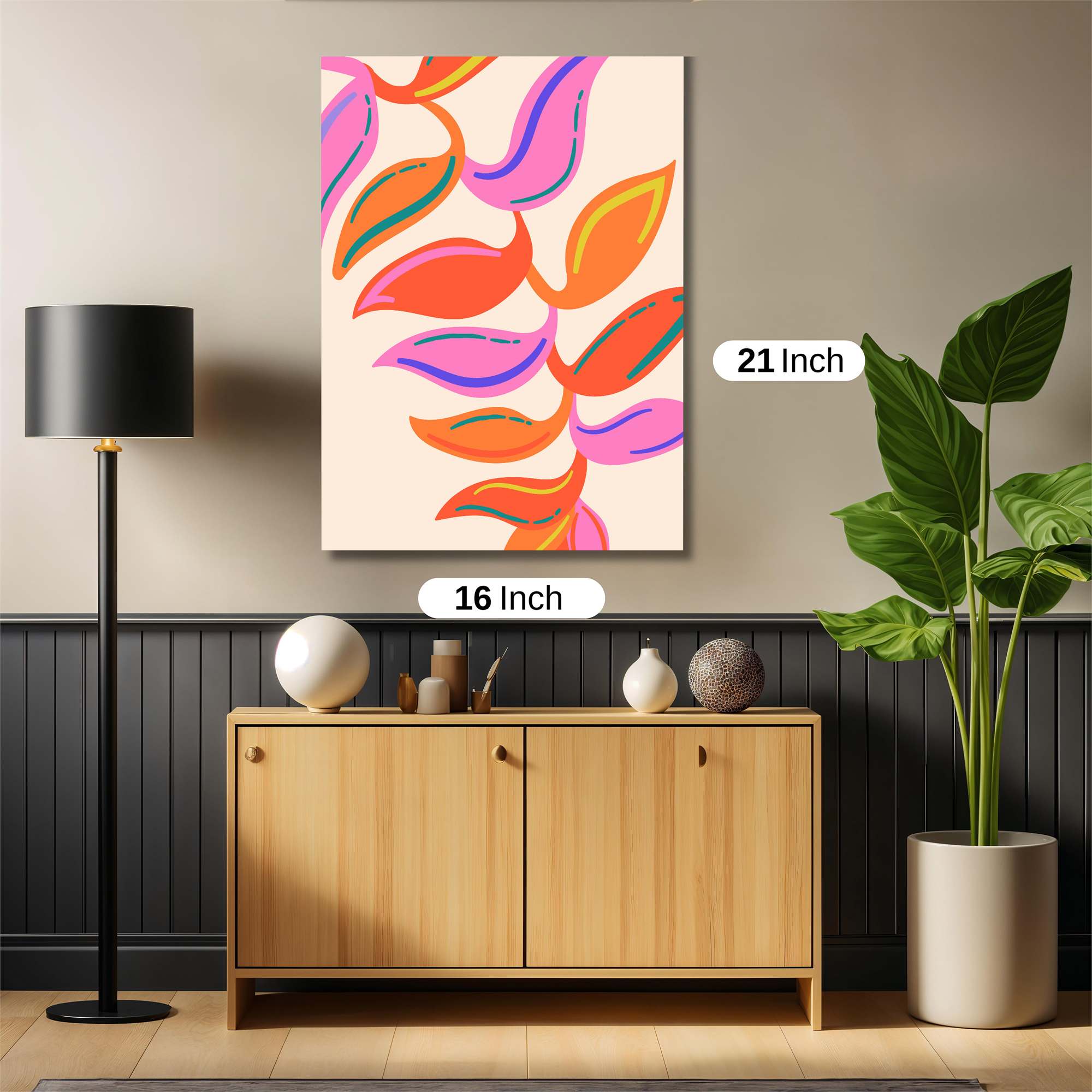 Leafy Delight Safe Wall Magnetic / M