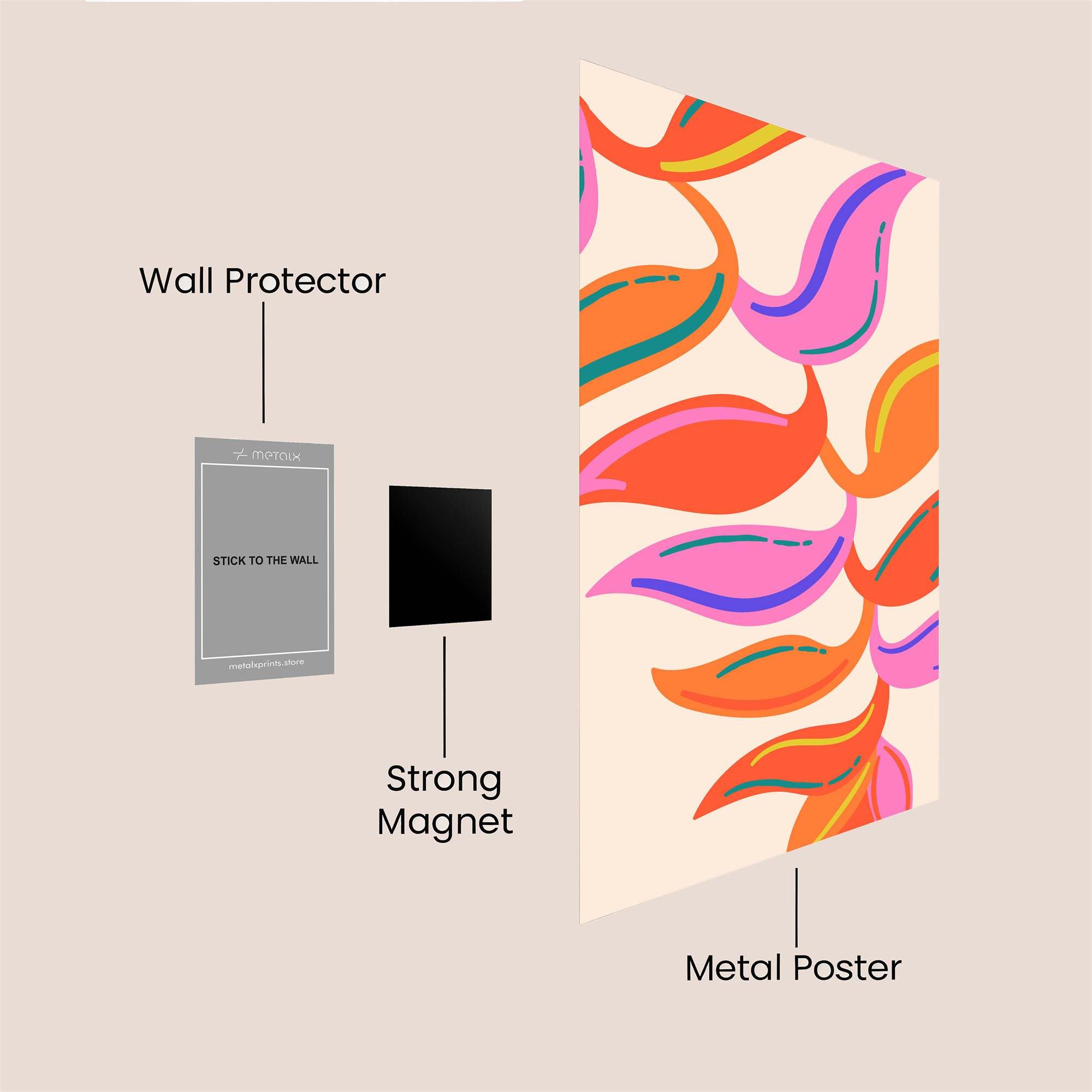 Leafy Delight Safe Wall Magnetic / M