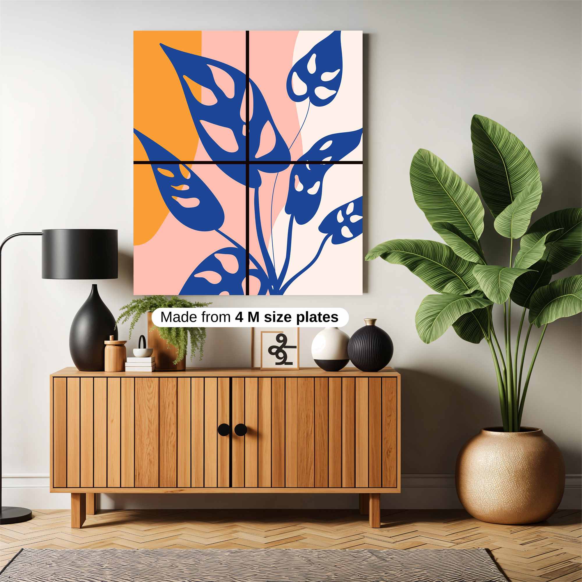 Leafy Serenity Safe Wall Magnetic / M