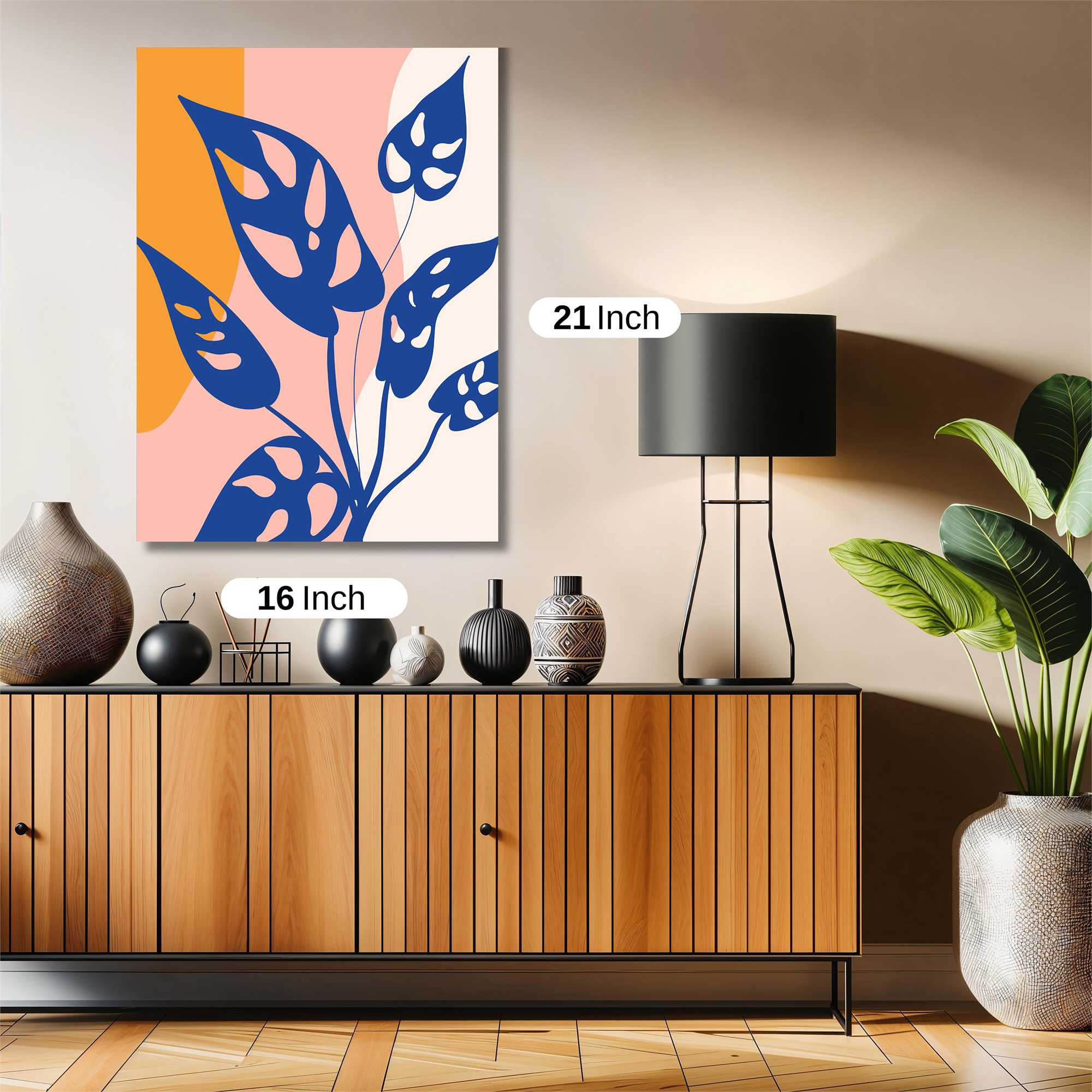 Leafy Serenity Safe Wall Magnetic / M