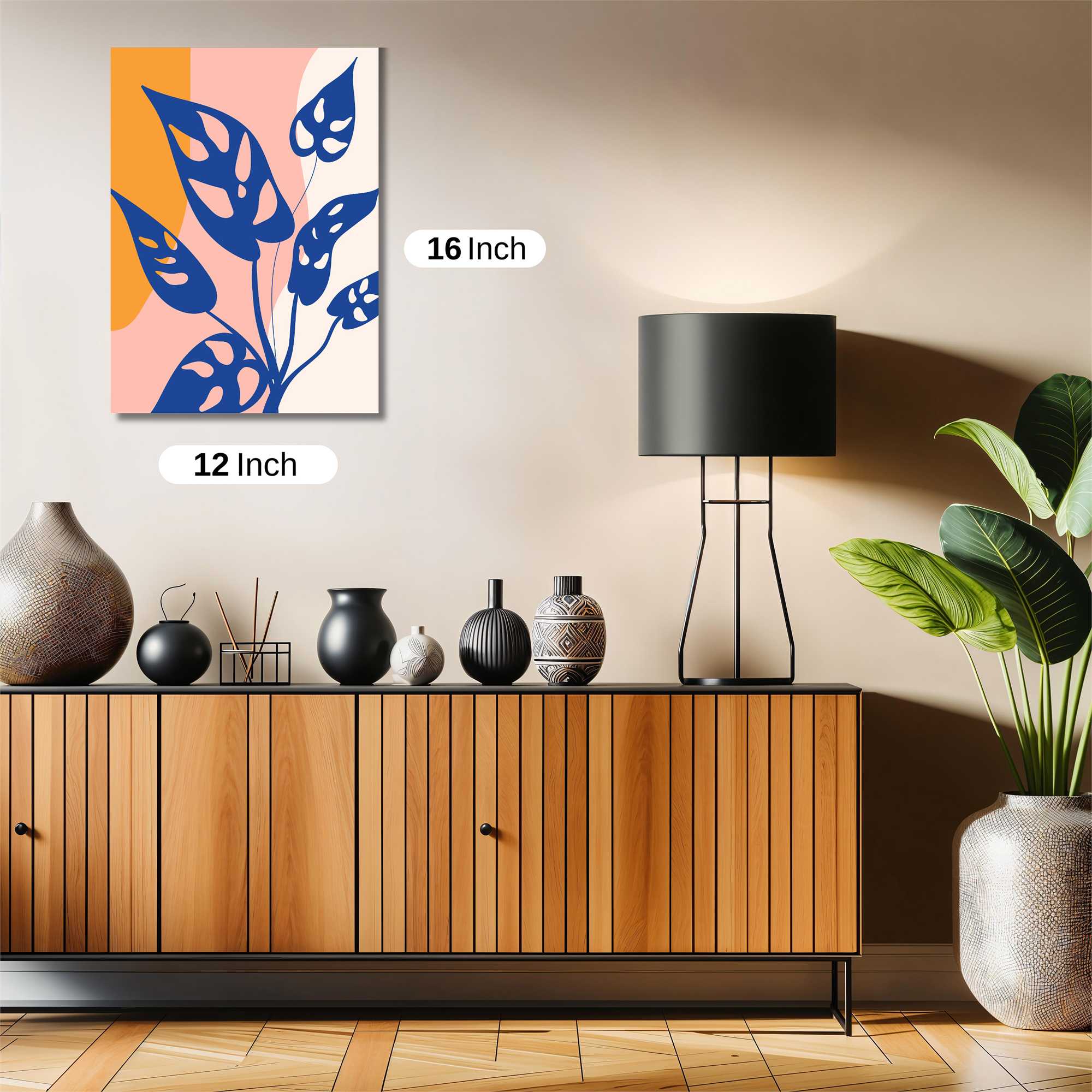 Leafy Serenity Safe Wall Magnetic / M
