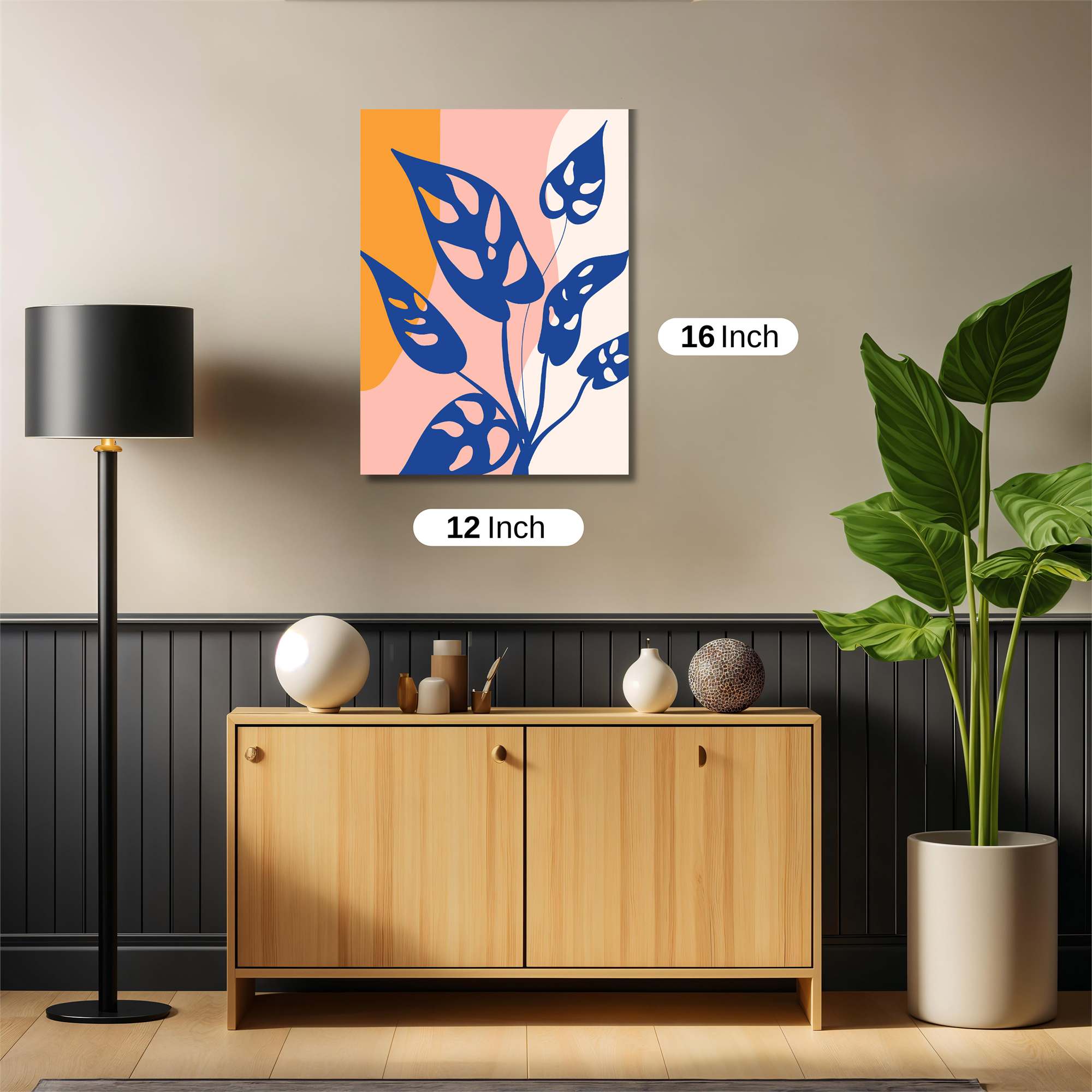 Leafy Serenity Safe Wall Magnetic / M