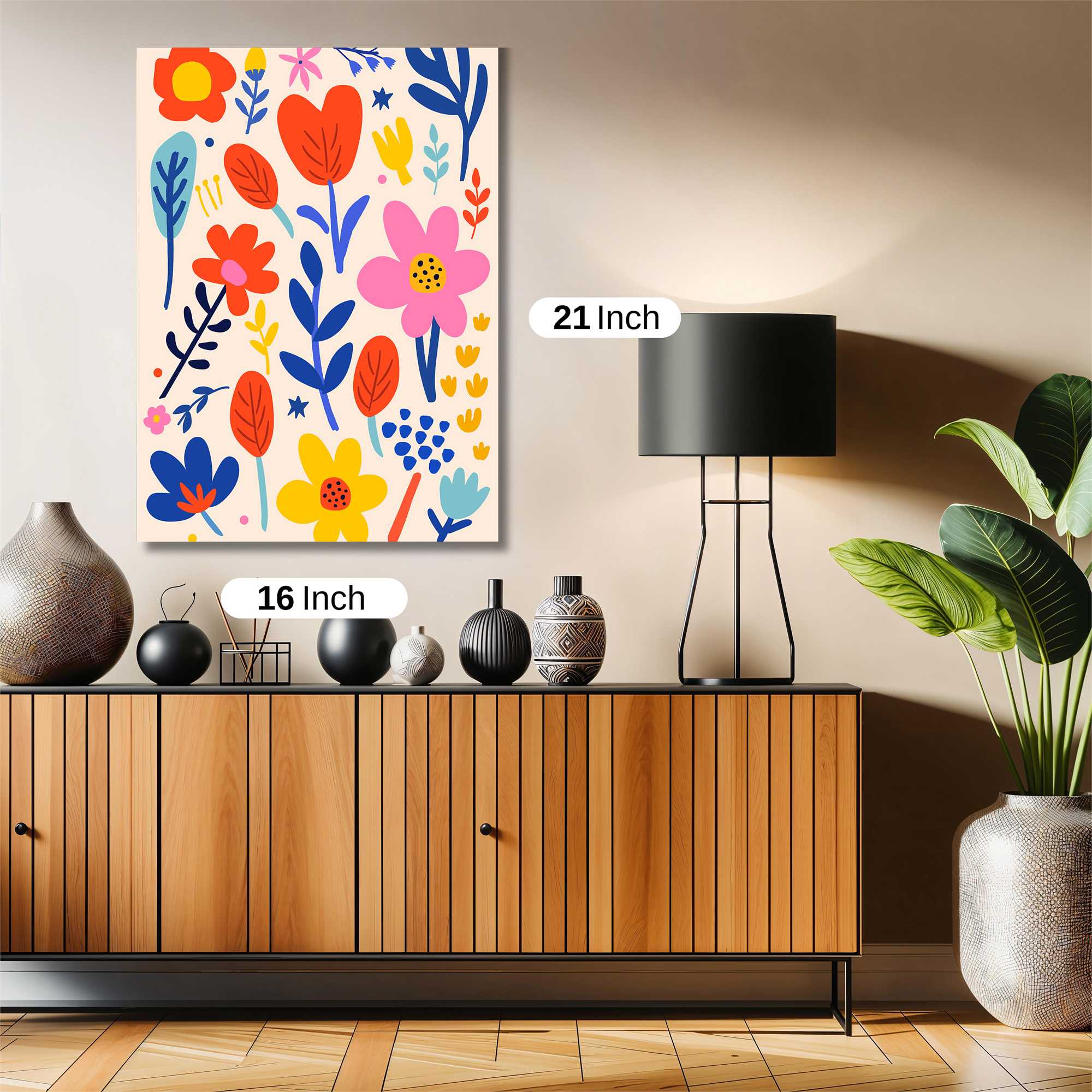 Floral Fiesta Safe Wall Magnetic / M