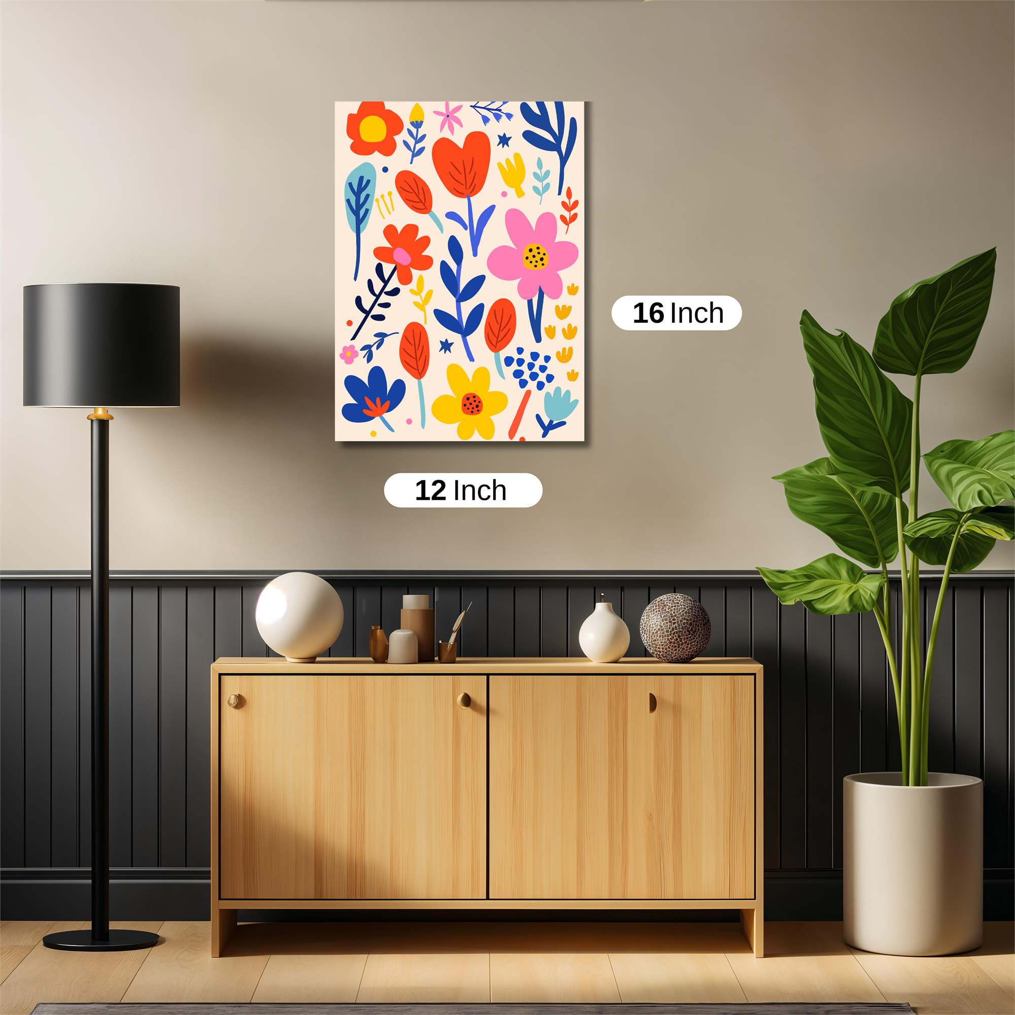 Floral Fiesta Safe Wall Magnetic / M