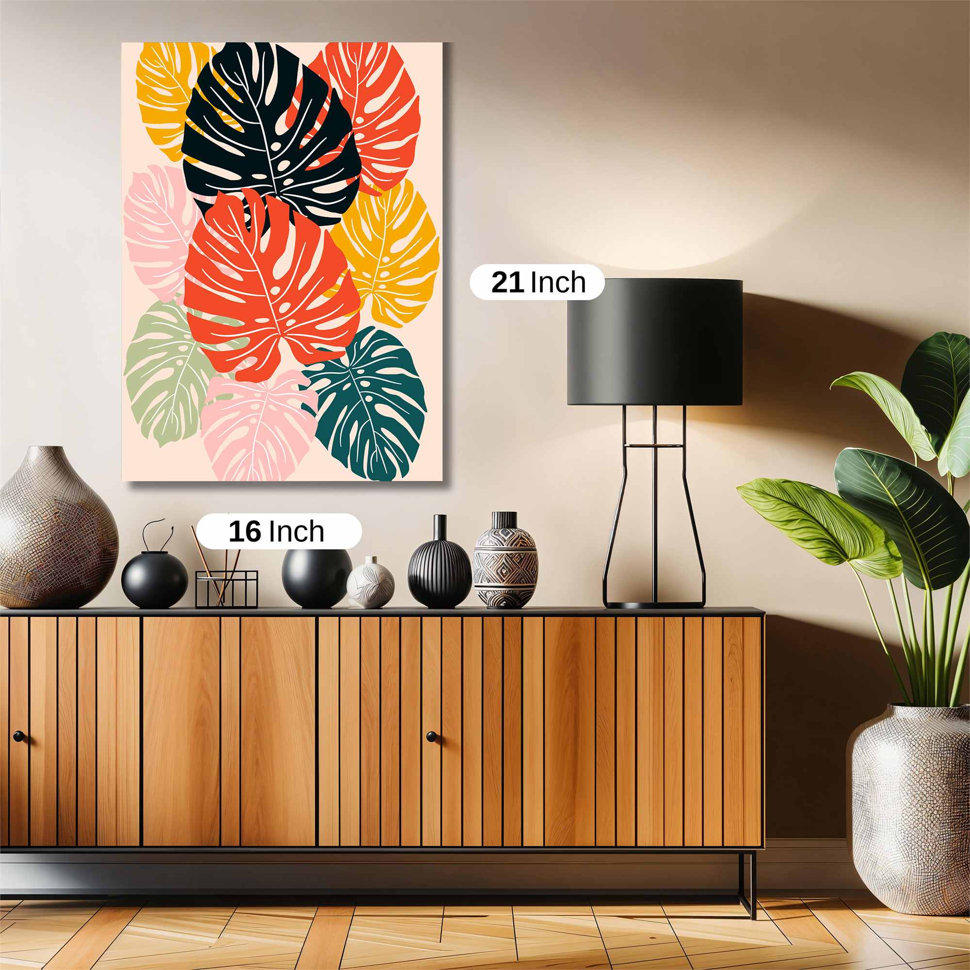 Monstera Mingle Safe Wall Magnetic / M