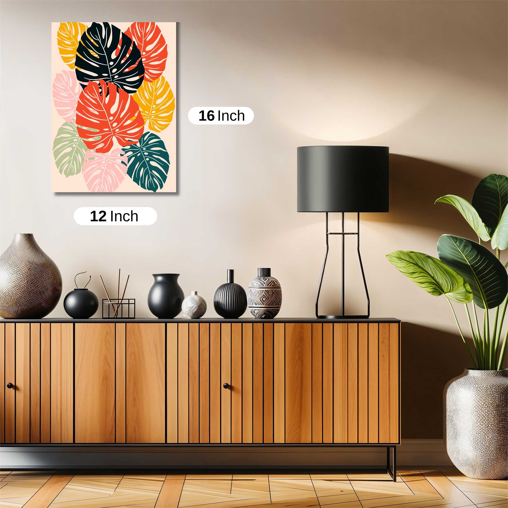 Monstera Mingle Safe Wall Magnetic / M