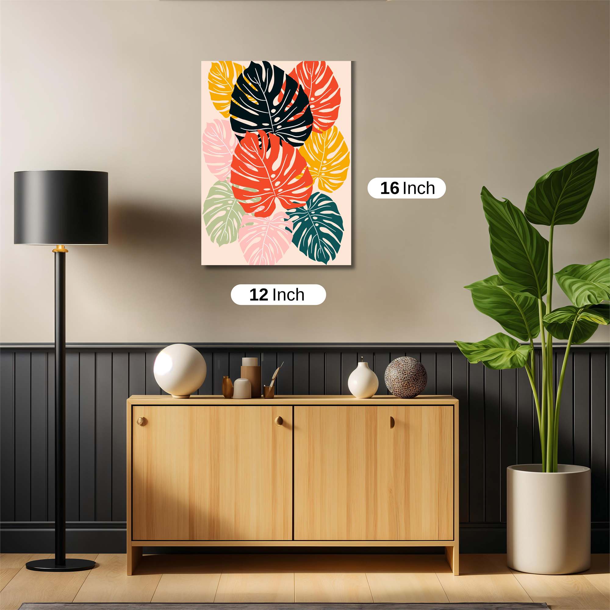 Monstera Mingle Safe Wall Magnetic / M