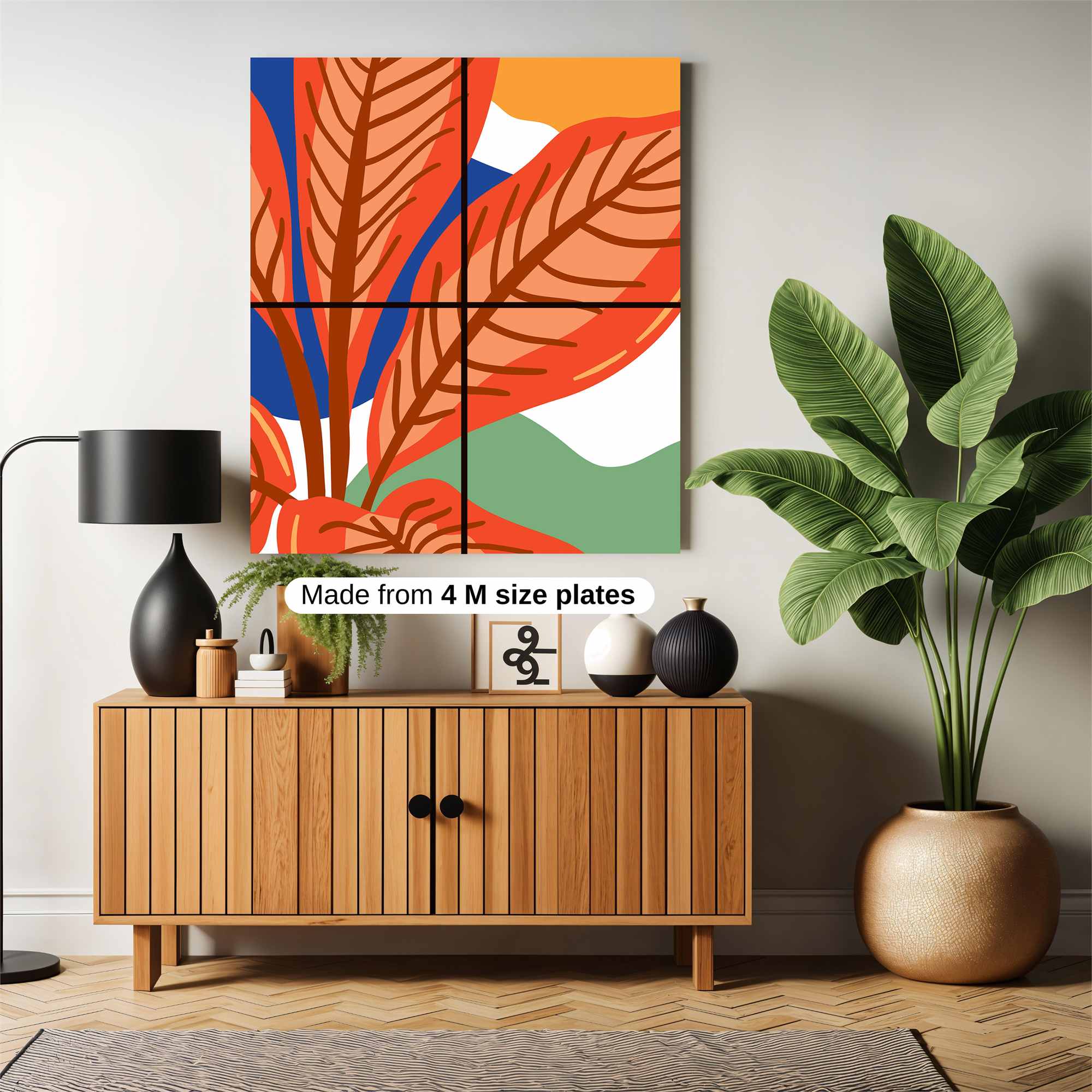 Leafy Vibrance Safe Wall Magnetic / M