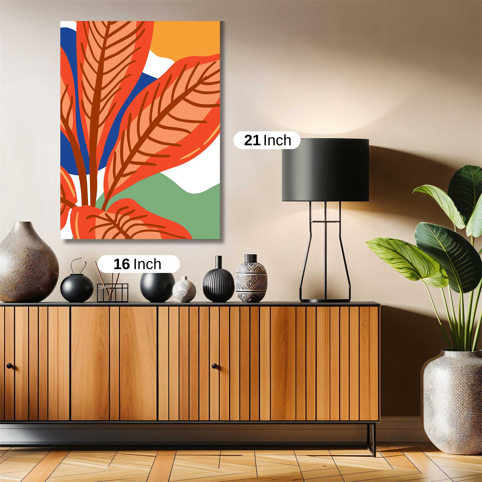 Leafy Vibrance Safe Wall Magnetic / M